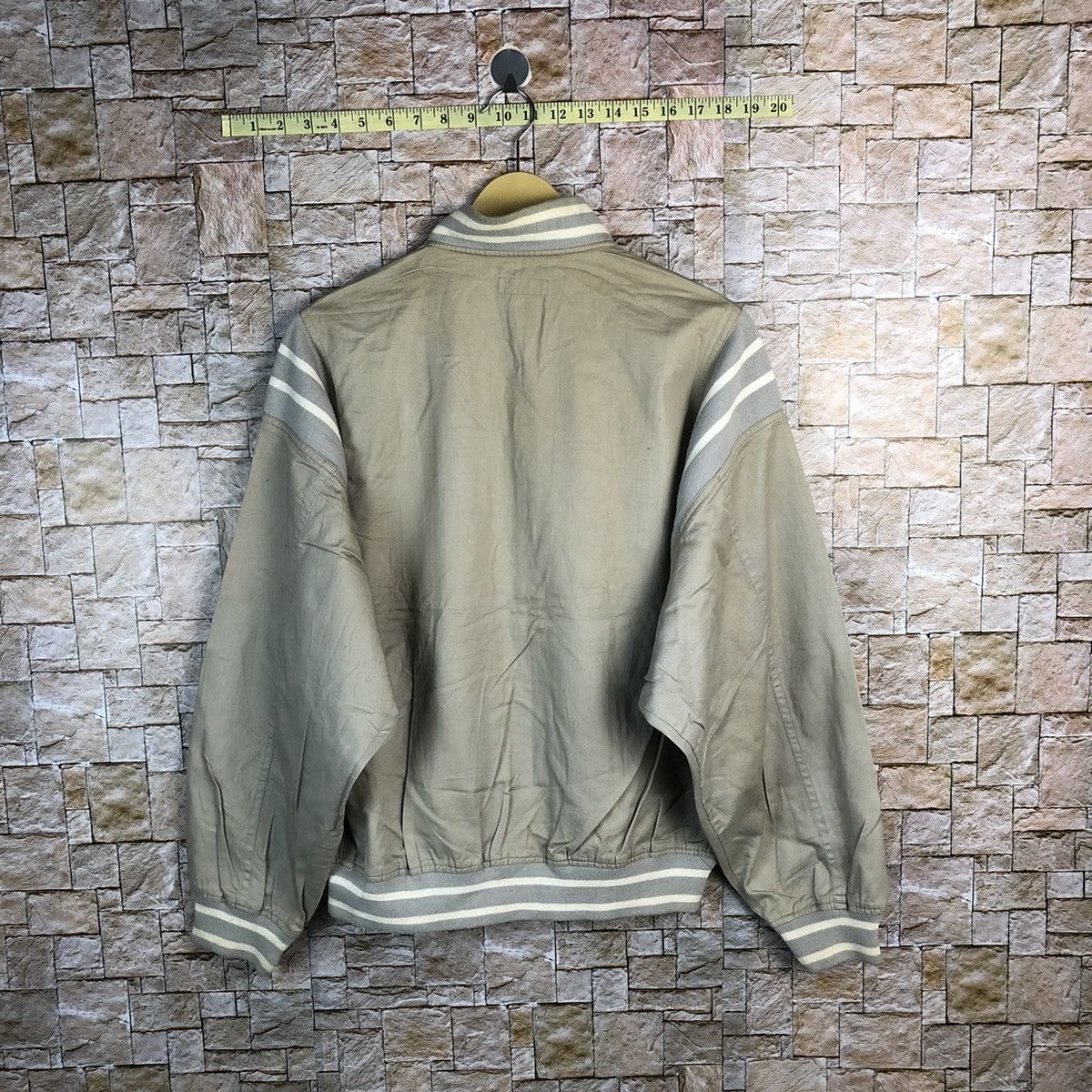 Japanese Brand Gulk Brown Bombers varsity Jacket #A382 Size US M / EU 48-50 / 2 - 12 Thumbnail
