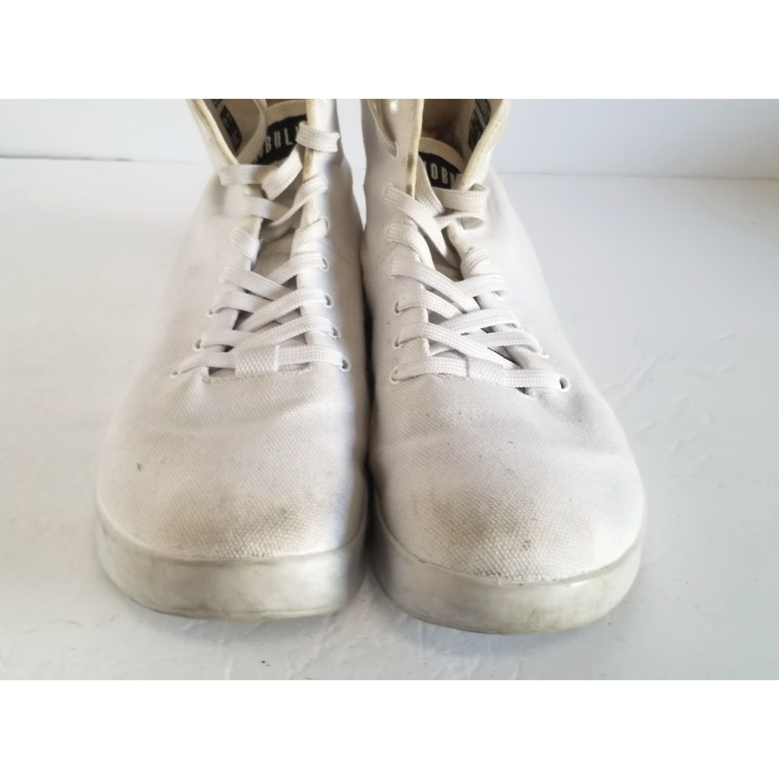 Vintage NOBULL High Top Sneakers White Lace Up Men’s Size 9 See All Pics Size M / US 6-8 / IT 42-44 - 6 Thumbnail