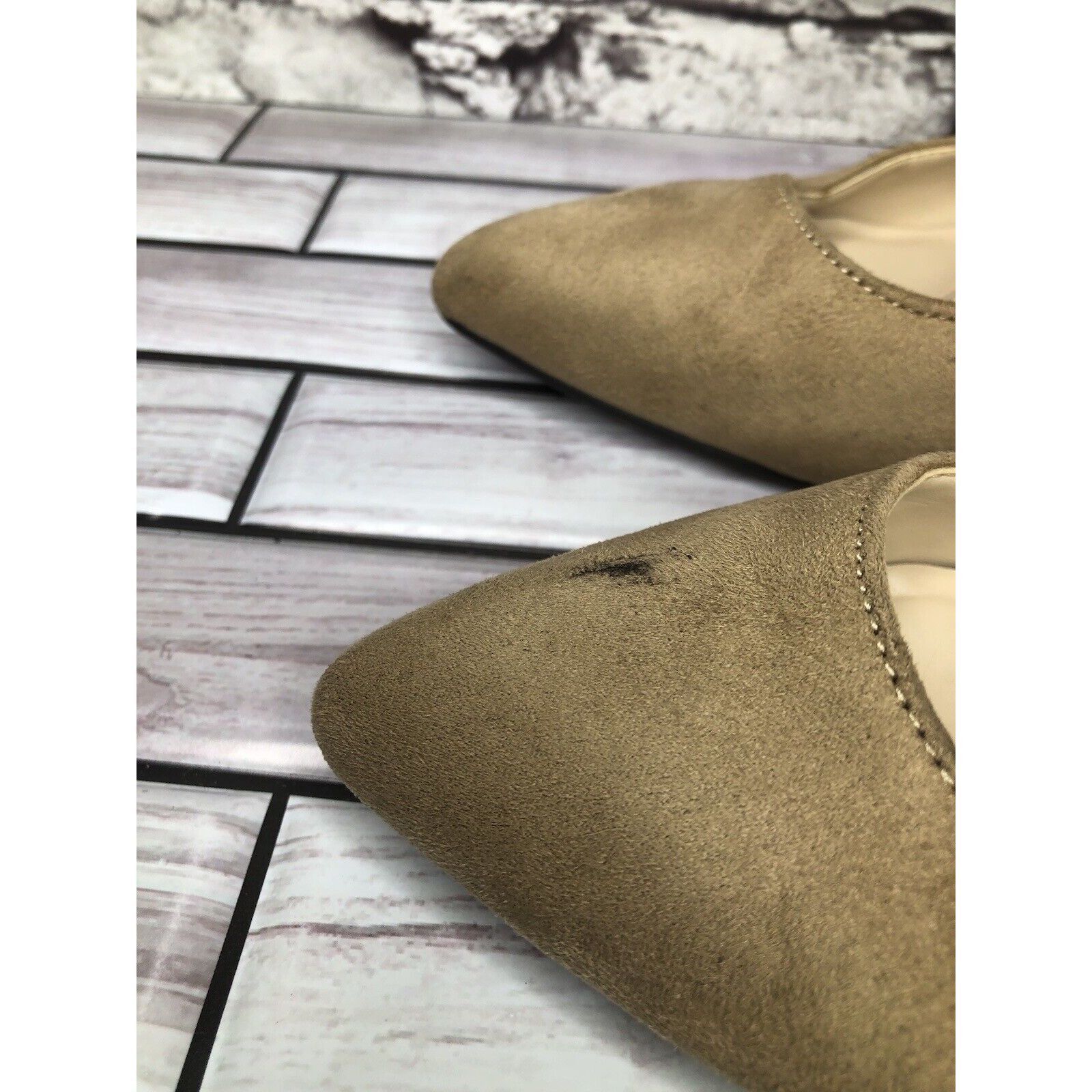Other Bridget Birkin Brown Suede Leather Pointed Heels Women Sz 22 Size US 6 / IT 36 - 11 Thumbnail