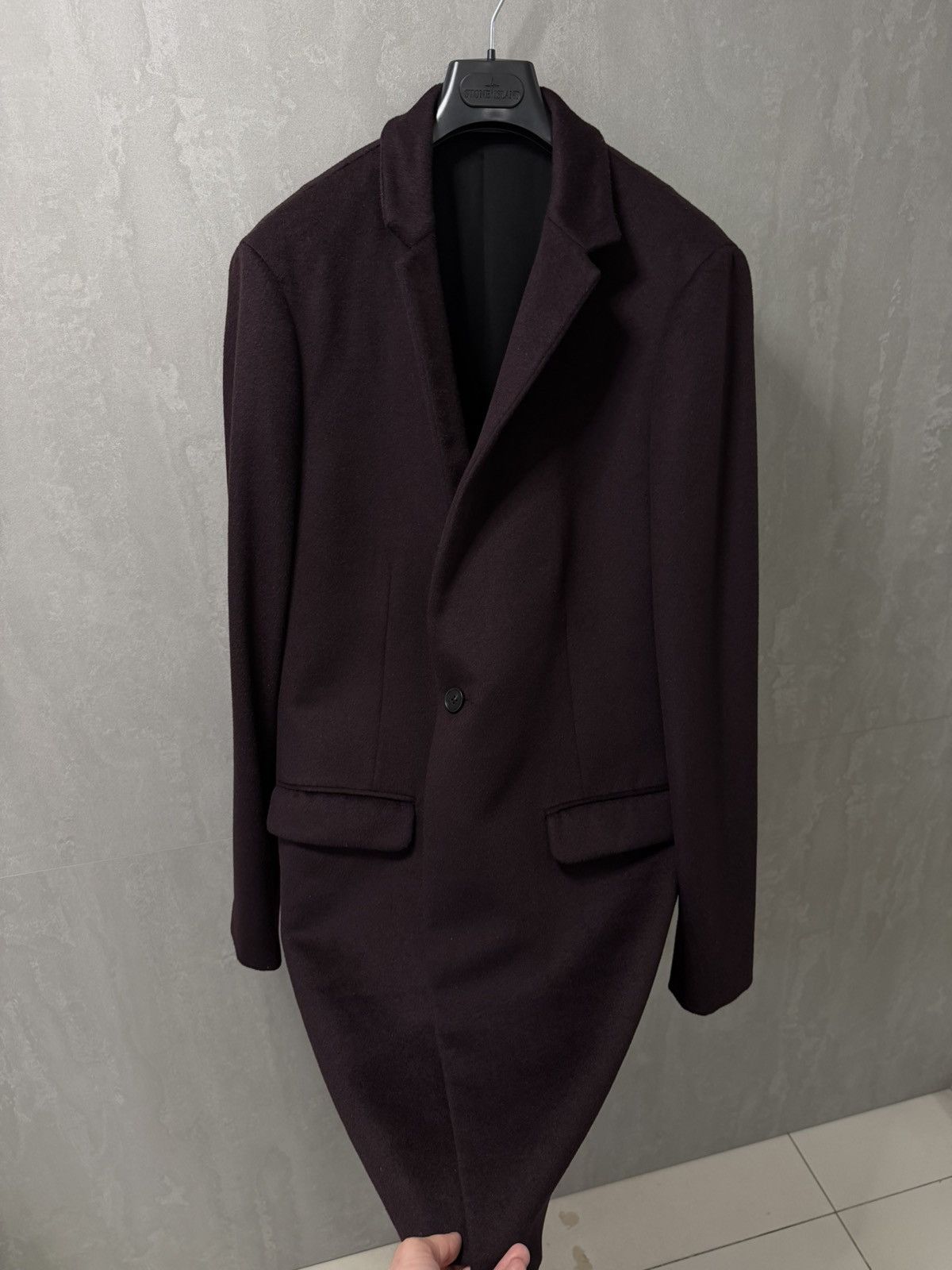 Allsaints AllSaints wool manor coat jacket dark garnet size S-M Size US S / EU 44-46 / 1 - 7 Thumbnail