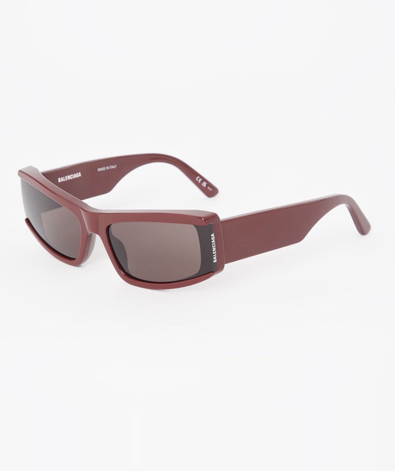 Balenciaga Balenciaga Red Shield Sunglasses Size ONE SIZE - 1 Thumbnail