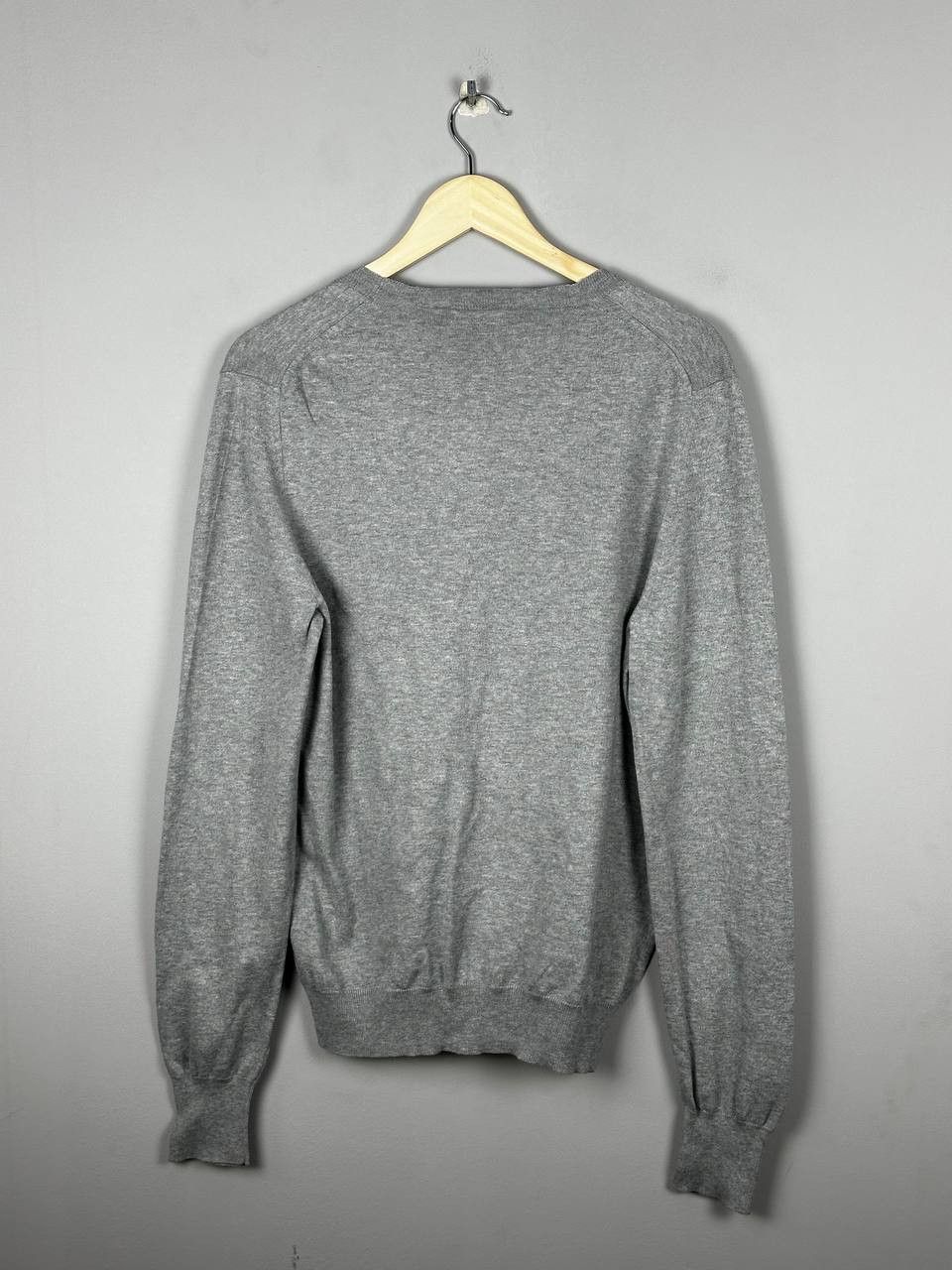 Burberry Burberry Brit Grey Cotton Cardigan Mini Logo Sweater Size US M / EU 48-50 / 2 - 11 Thumbnail