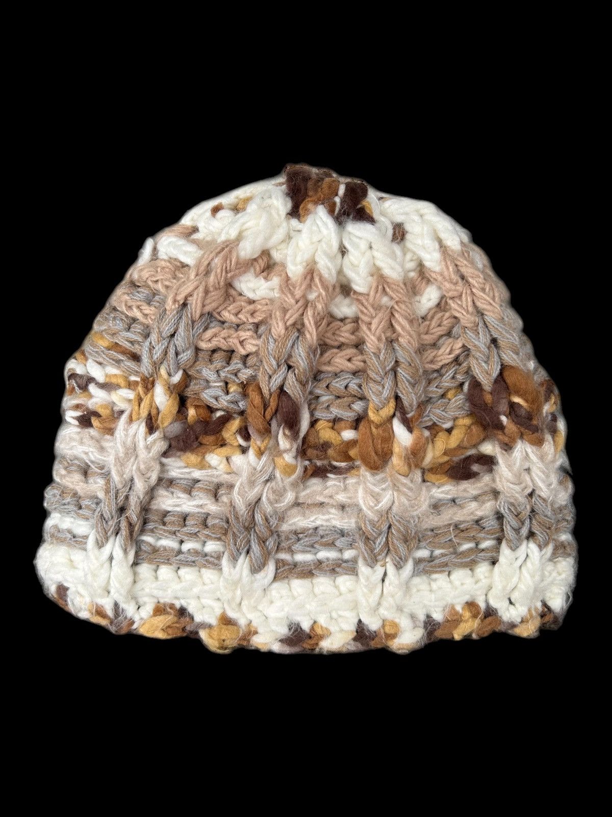 Japanese Brand × Kapital × Vintage Crochet Knitted Japanese Style Beanie Hats Rare 🎌☠️☠️ Size ONE SIZE - 1 Thumbnail