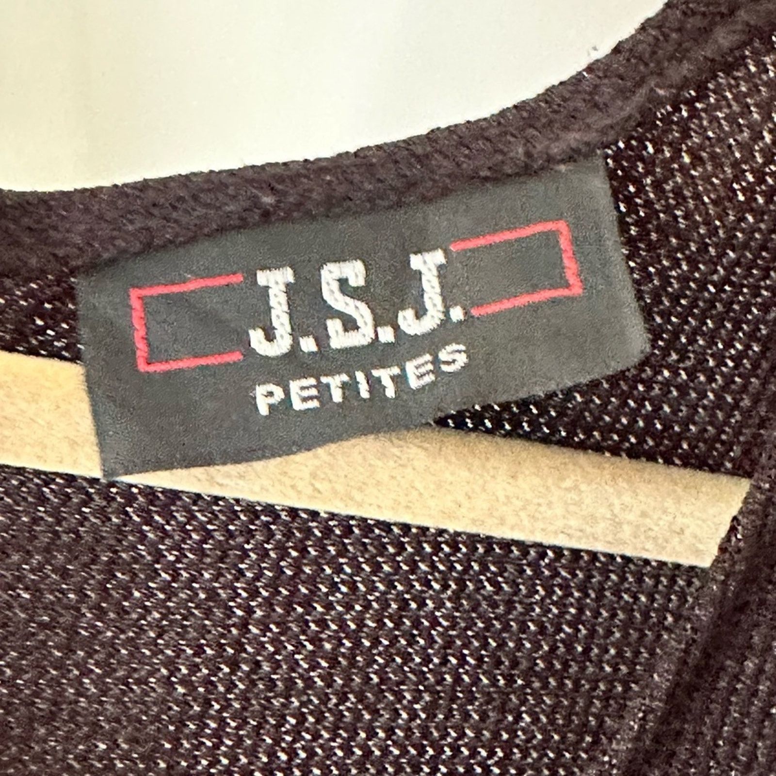 Other Vintage 90’s JSJ Petites Black Mesh Top Pleated Jumpsuit Size 28" / US 6 / IT 42 - 3 Thumbnail