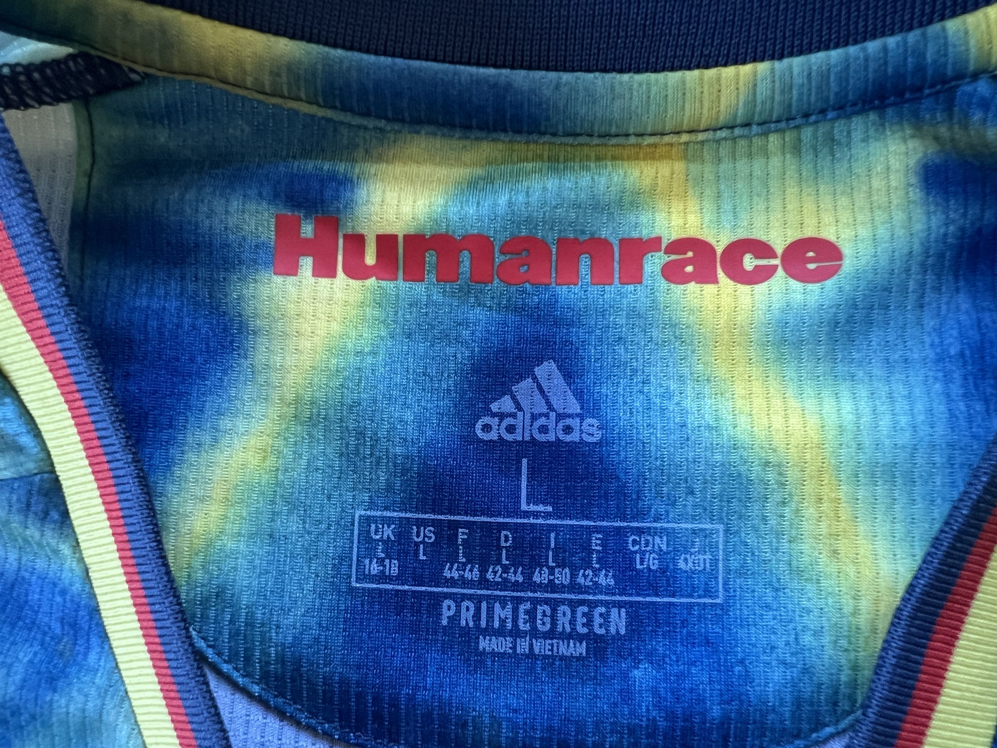 Adidas Limited Edition Adidas FC Arsenal HumanRace Football Jersey Size US L / EU 52-54 / 3 - 6 Thumbnail
