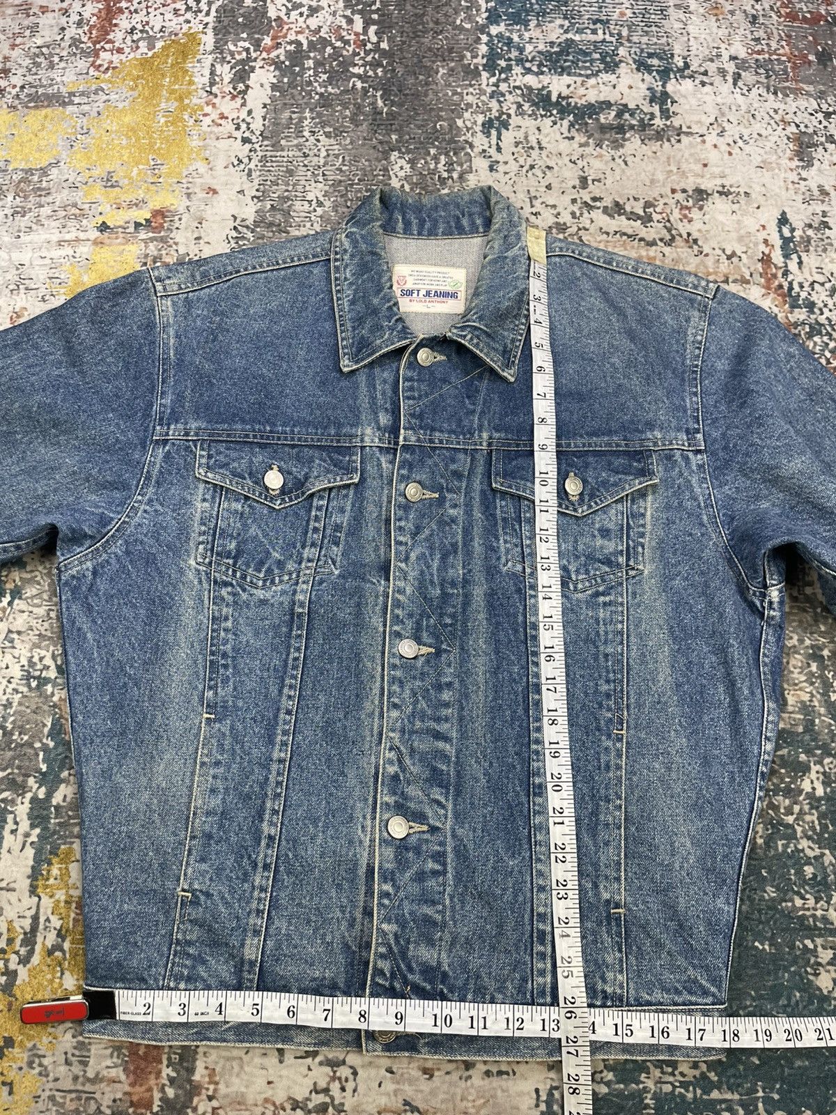 Vintage Vtg Lold Anthony Soft Jeaning Denim Jacket Size US L / EU 52-54 / 3 - 12 Thumbnail