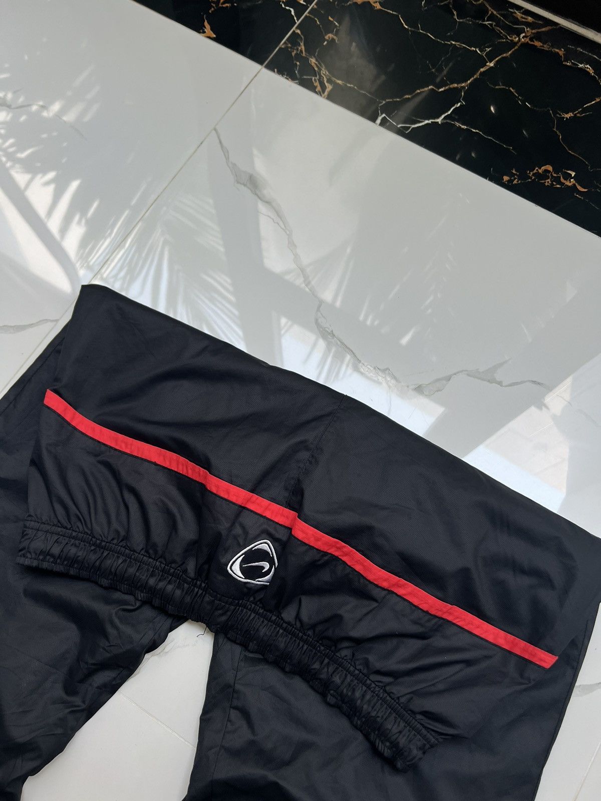 Nike × Vintage 90’s NIKE TEAM RARE Y2K SWOOSH POGO BAGGY PANTS GORPCORE Size US 32 / EU 48 - 6 Thumbnail