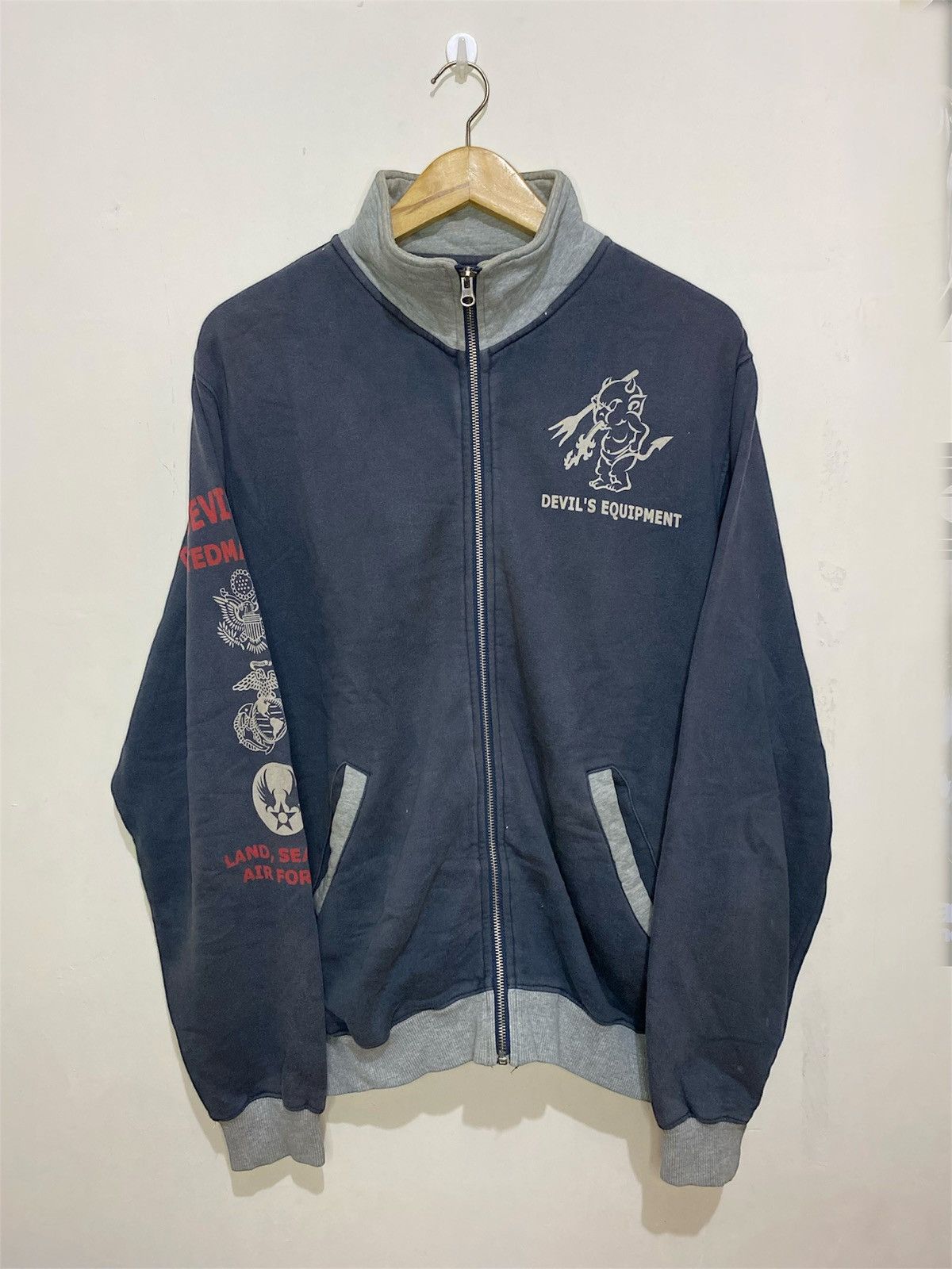 Vintage Vintage Ted Company Devil equipment army jacket Size US XL / EU 56 / 4 - 1 Thumbnail