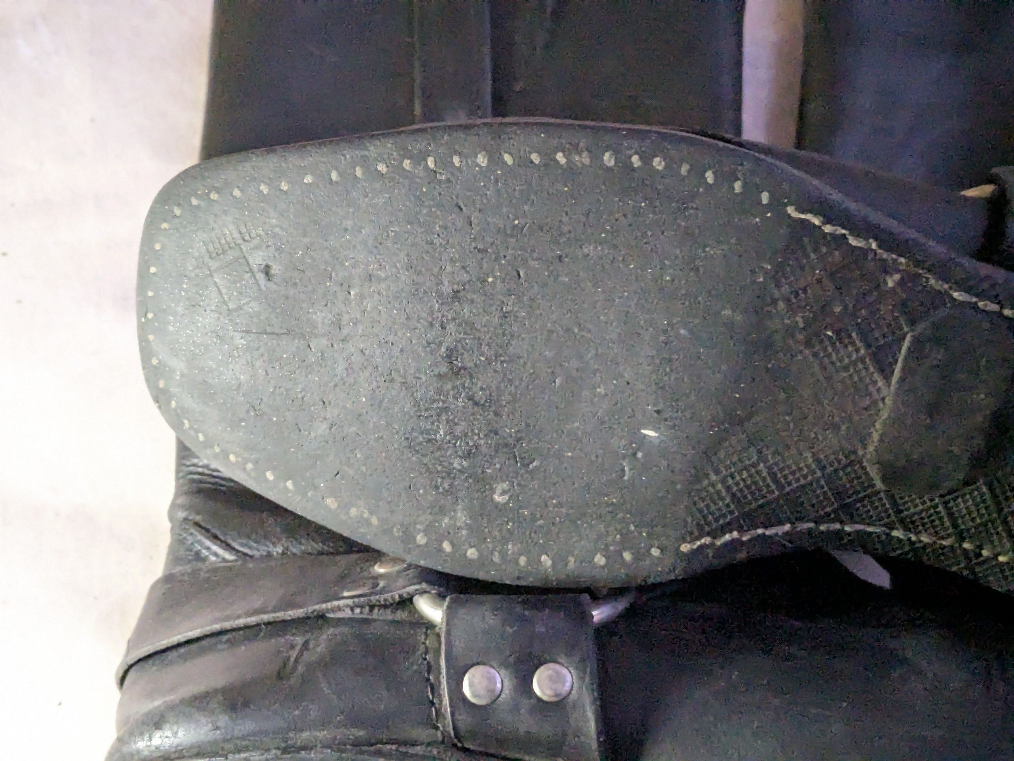 Frye Frye Harness Boots Black 10.5 M Leather Buckle Strap Size US 10.5 / EU 43-44 - 11 Thumbnail