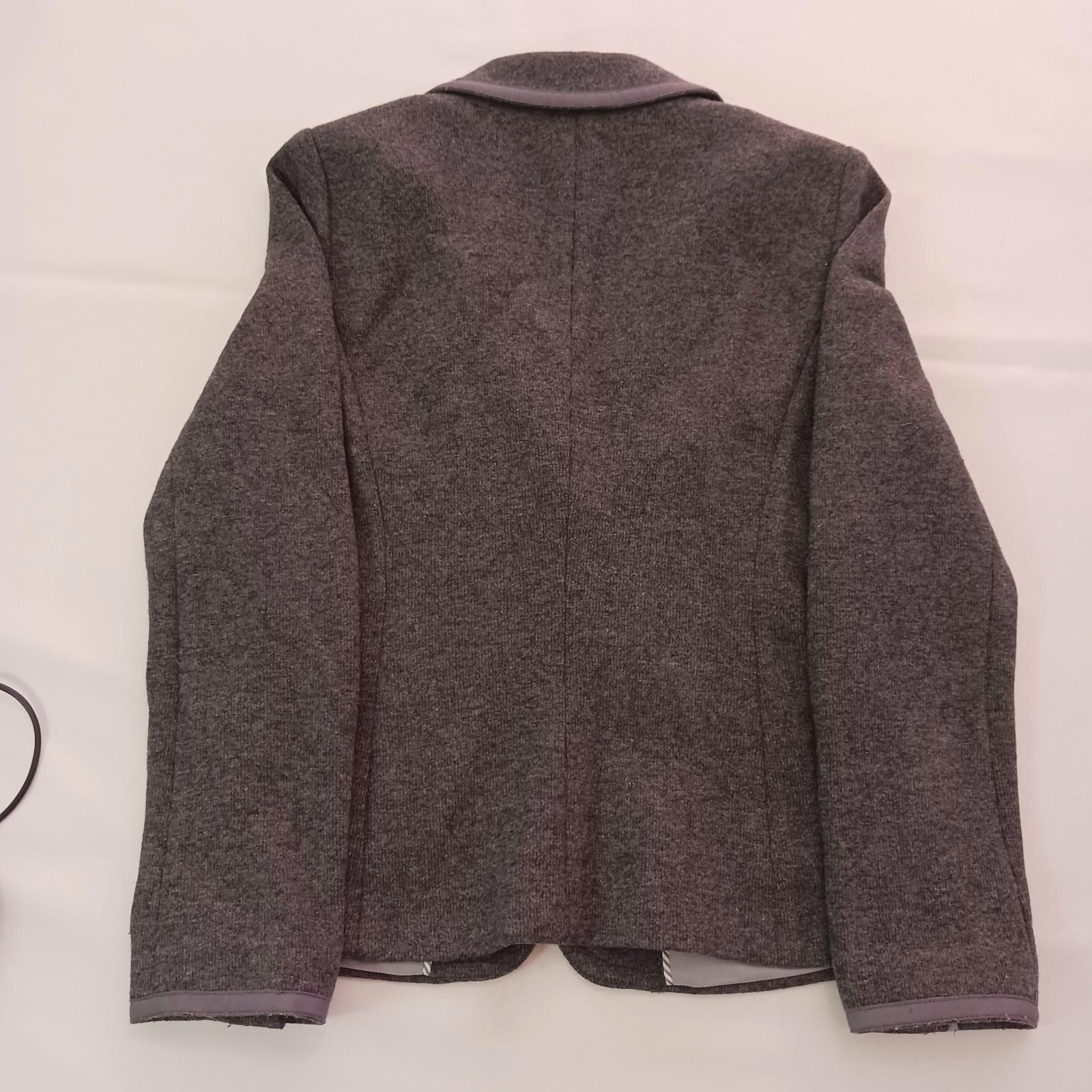 Banana Republic Banana Republic Italian Fabric Women's 6 Gray Wool Jacket Size M / US 6-8 / IT 42-44 - 2 Thumbnail