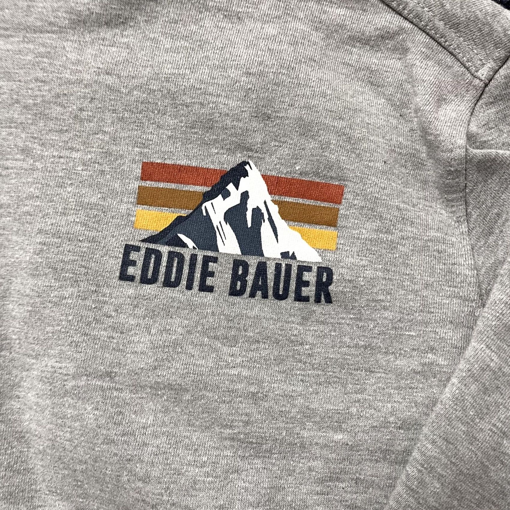 Eddie Bauer Eddie Bauer Hoodie Mens M Gray Fleece Mountain Graphic Outdoor Sweatshirt Size US M / EU 48-50 / 2 - 3 Thumbnail