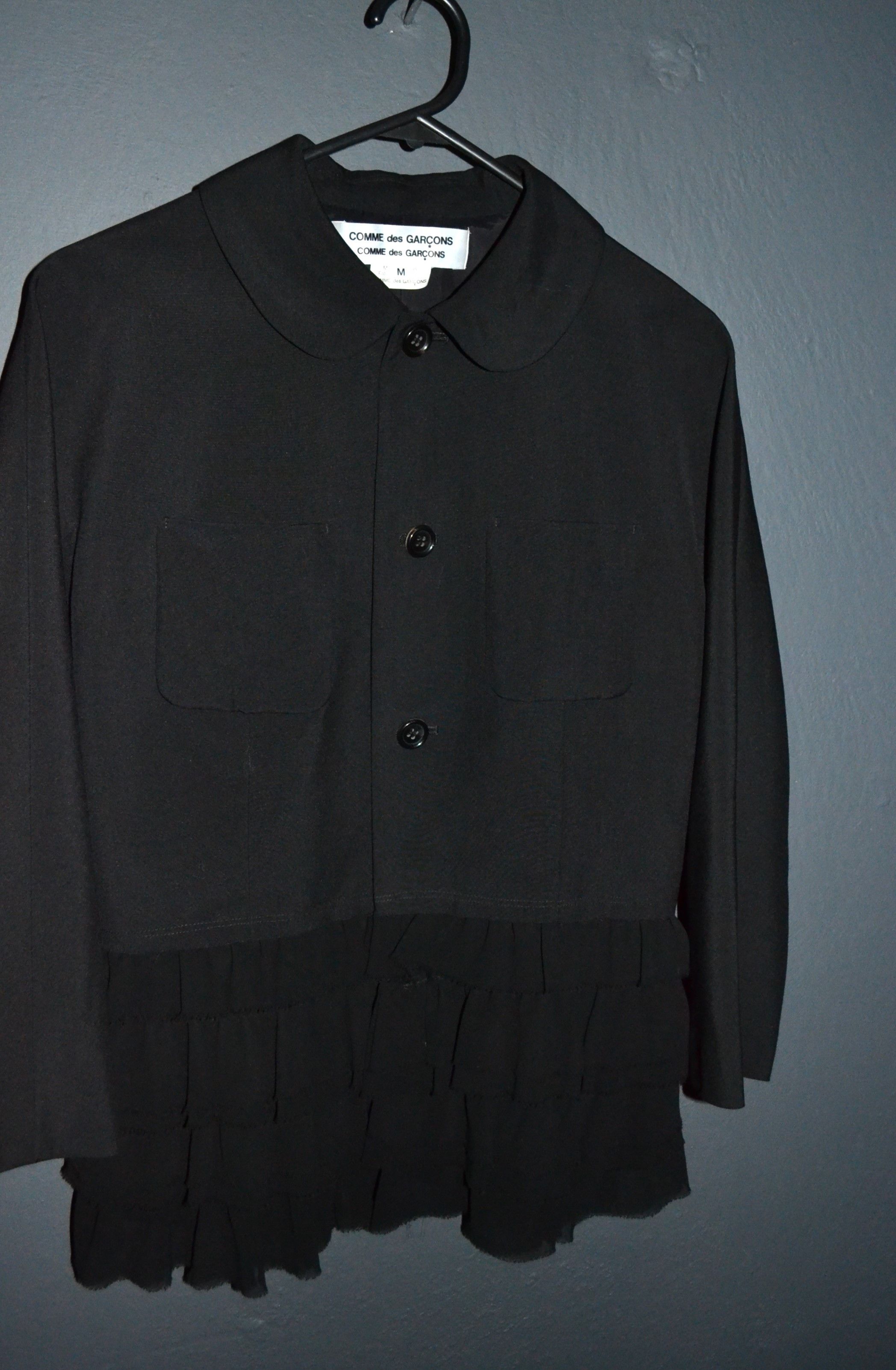 Comme des Garcons Comme des Garcons Round-neck Wool Gabardine Jacket SS 2006 M Size M / US 6-8 / IT 42-44 - 4 Thumbnail