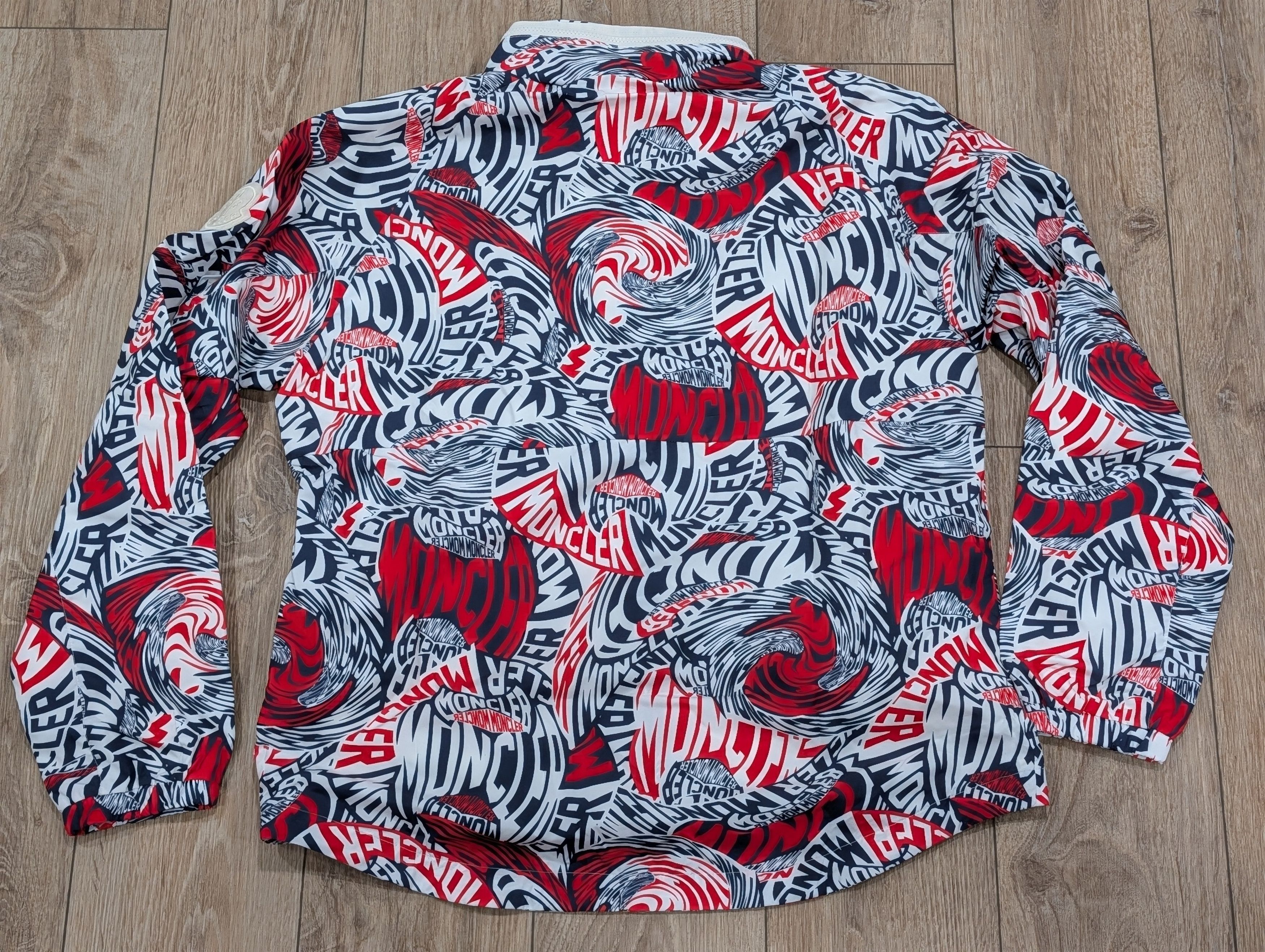 Moncler MONCLER "Ornain" Windbreaker Jacket Navy/Red/White 5 - 2XL Size US XXL / EU 58 / 5 - 5 Thumbnail