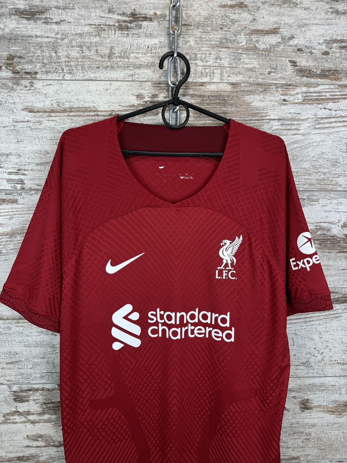 Nike Mens Vintage Nike Liverpool FC T-shirt soccer jersey tee Size US L / EU 52-54 / 3 - 3 Thumbnail