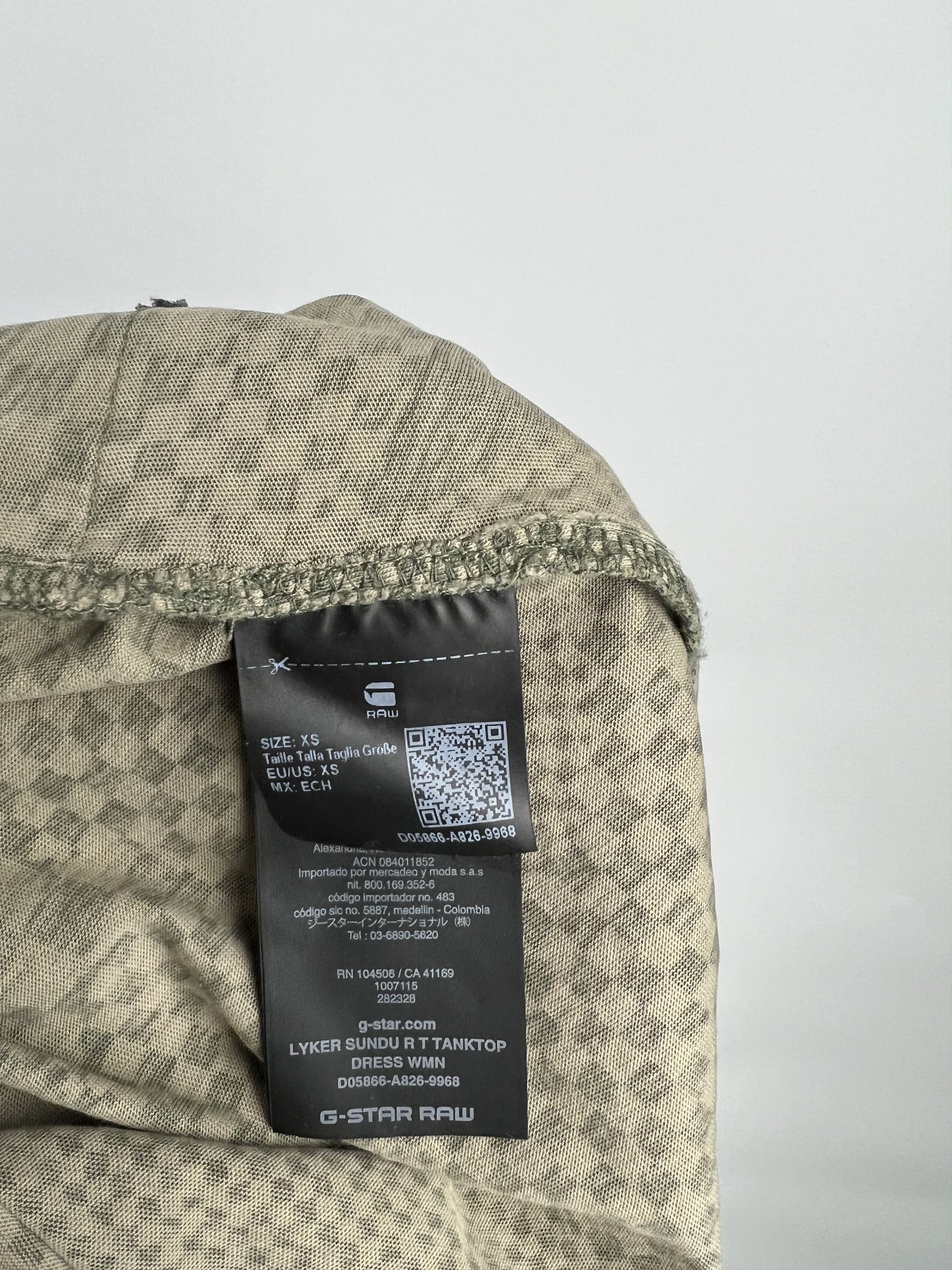 G-Star G-Star Raw Tank Top Sleeveless Maxi Dress Camouflage Print Size XS / US 0-2 / IT 36-38 - 5 Thumbnail
