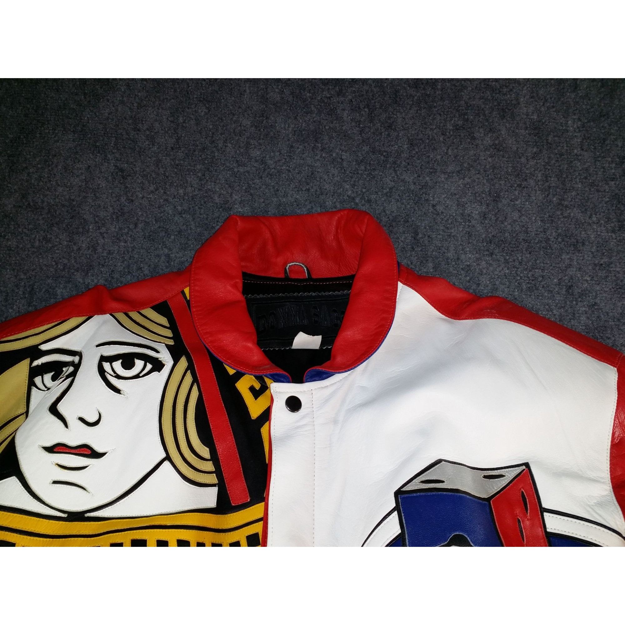 Vintage Vintage Rare 1990s Detroit Casino Gambling Leather Jacket Me Size US XL / EU 56 / 4 - 3 Thumbnail