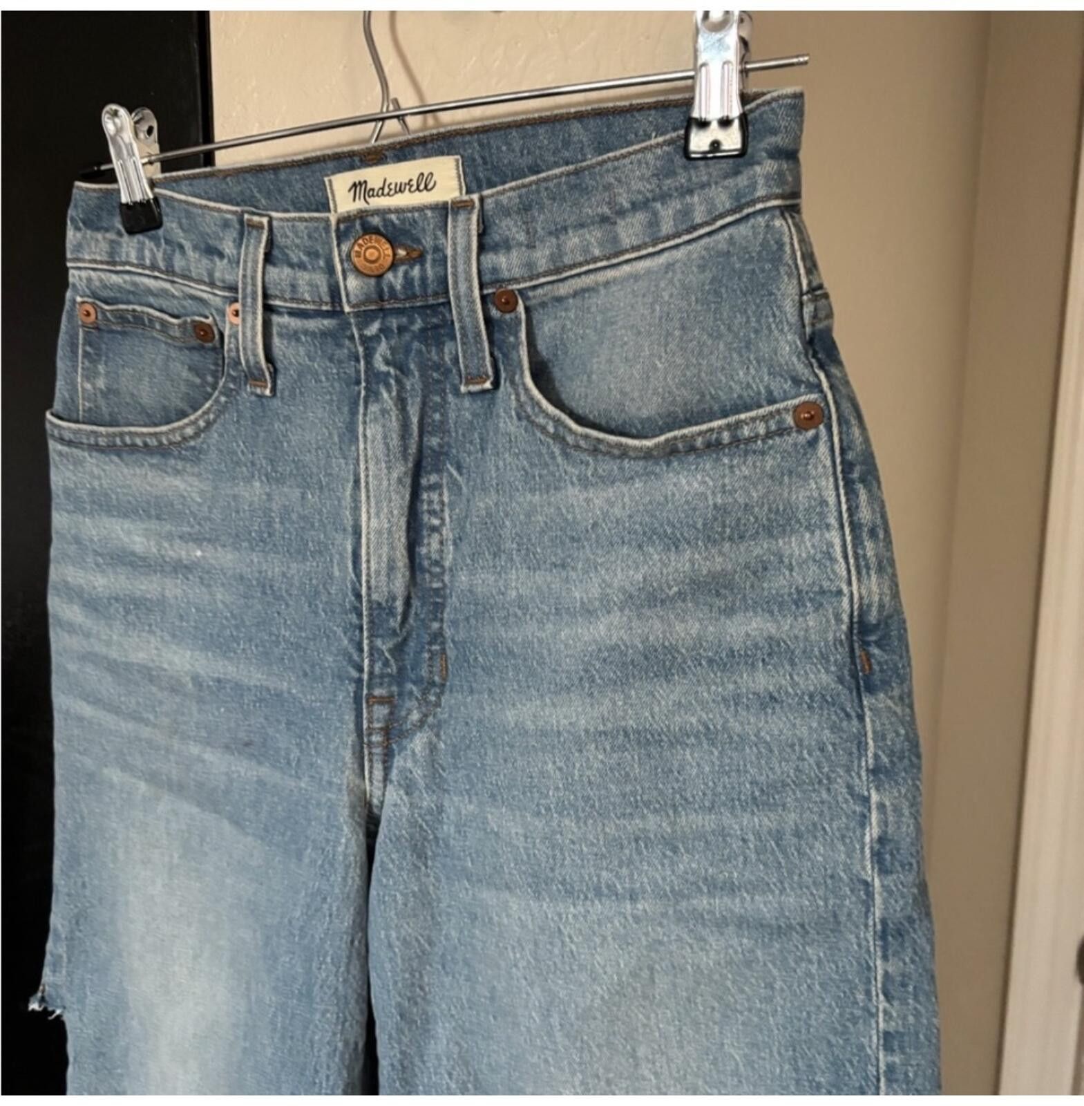 Madewell Madewell Balloon Blue Denim Women's Jean shorts Size 24" / US 00 / IT 34 - 2 Thumbnail