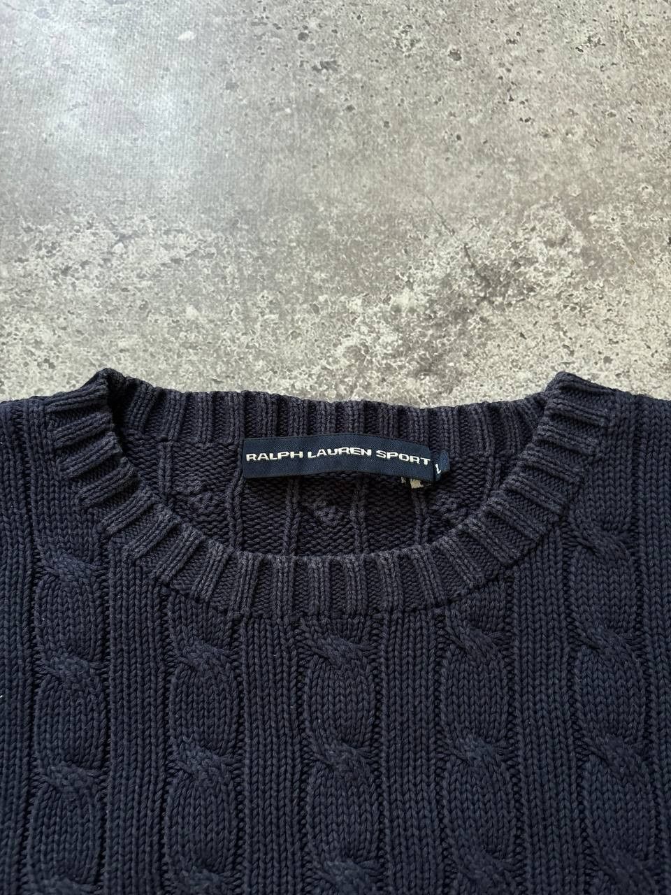 Polo Ralph Lauren Vintage Polo Ralph Lauren Sport Sweater L Blue Pull Over Size L / US 10 / IT 46 - 5 Thumbnail