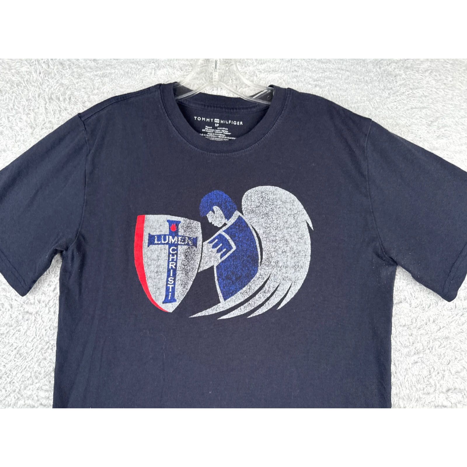 Tommy Hilfiger Tommy Hilfiger Men's Small Blue Crew Neck T-Shirt Cotton Blend Sports Logo Size US S / EU 44-46 / 1 - 4 Thumbnail