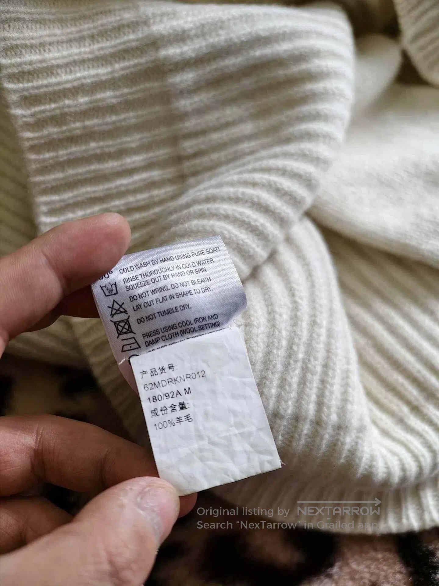 Drake's Drakes Virgin Wool Shawl Collar Sweater. Size US XXS / EU 40 - 8 Thumbnail