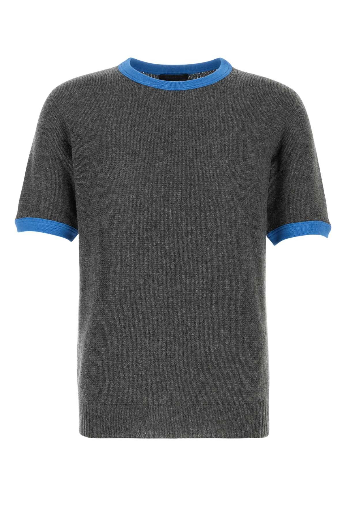 Prada Graphite Cashmere Sweater Size US XL / EU 56 / 4 - 1 Thumbnail