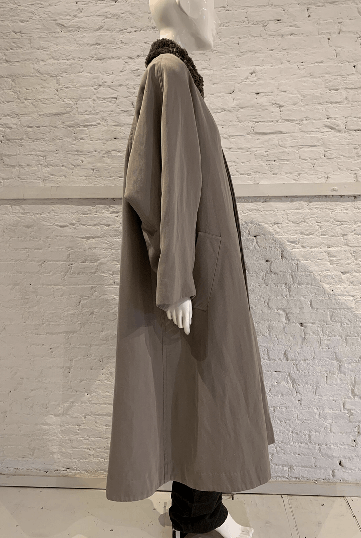 Katharine Hamnett London Rare Katharine Hamnett 80s Oversized coat faux fur collar Size US M / EU 48-50 / 2 - 9 Thumbnail