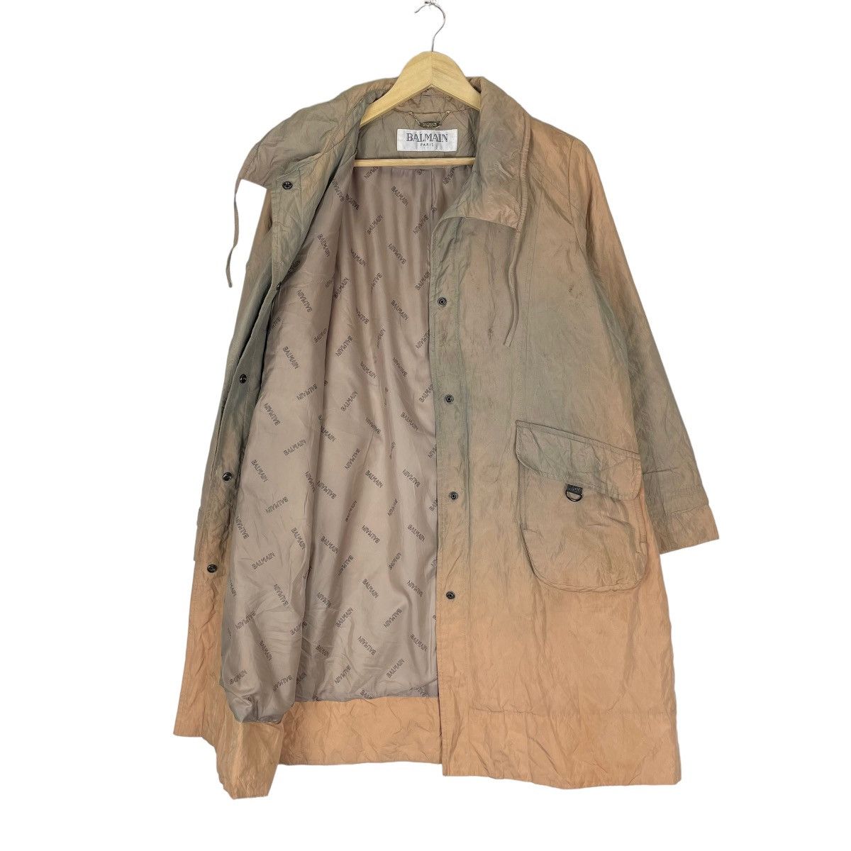 Balmain ☀️BALMAIN TYE DYE SNAP BUTTON LIGHT JACKET Size M / US 6-8 / IT 42-44 - 9 Thumbnail