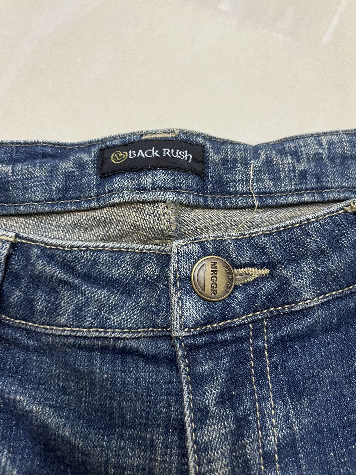 If Six Was Nine × Jean × Tornado Mart Flare jeans back rush distressed mud rusty low rise Size US 28 / EU 44 - 4 Thumbnail