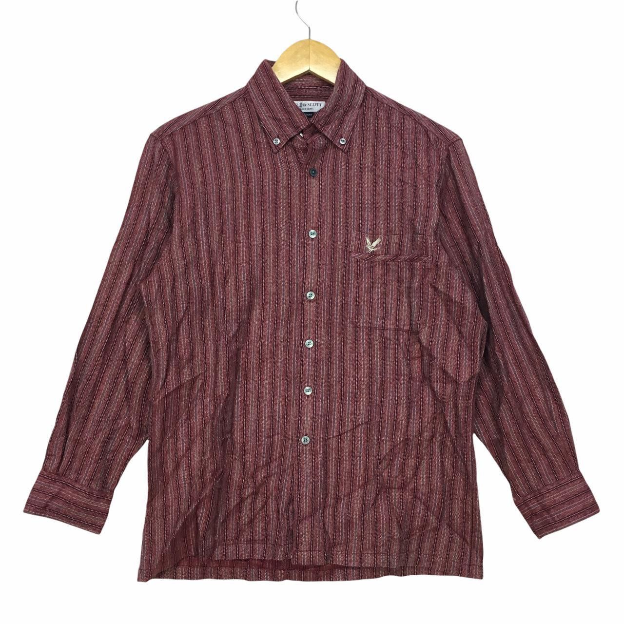 Vintage Vtg LYLE & SCOTT Black Label Button Down Shirt Size US M / EU 48-50 / 2 - 1 Thumbnail