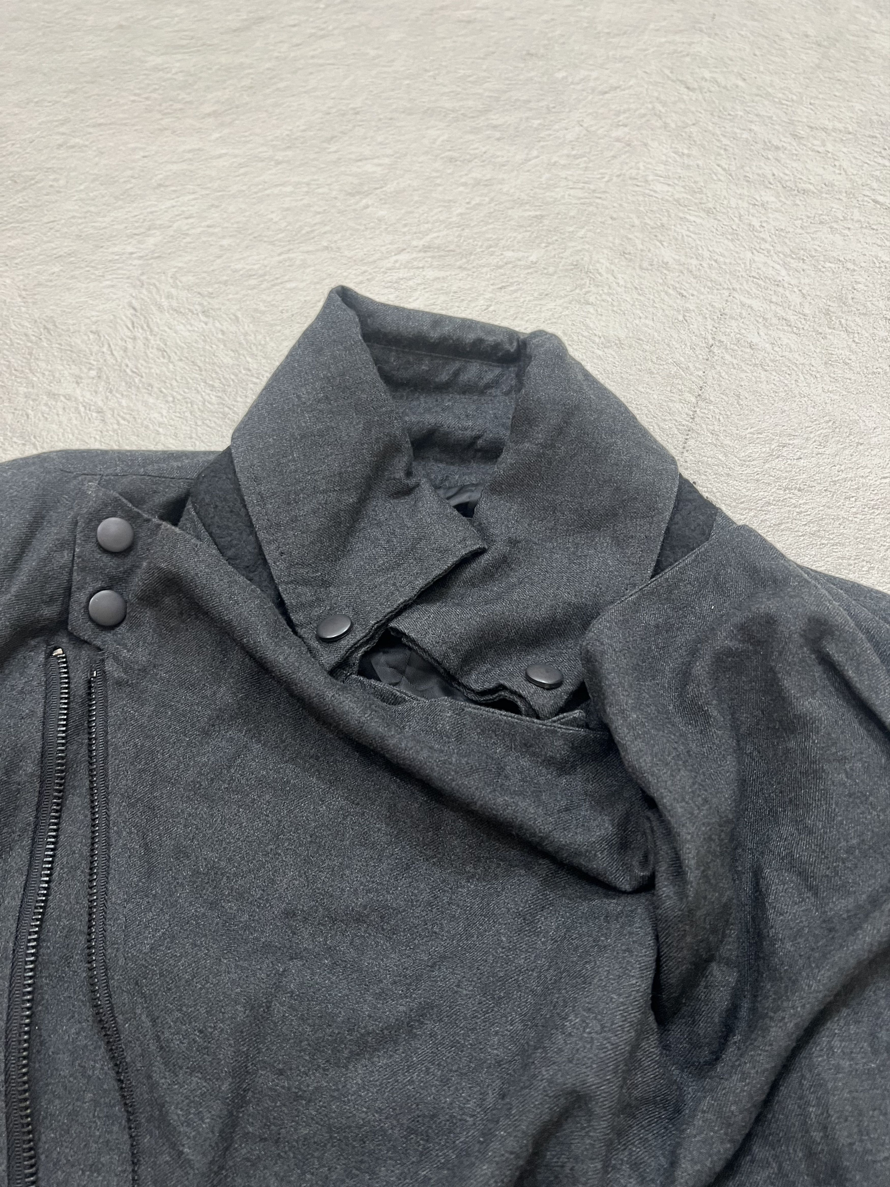 Japanese Brand 2000s Hysteric Y's Asymmetric Wool Vkei y2k Lgb Ifsix Size US M / EU 48-50 / 2 - 5 Thumbnail