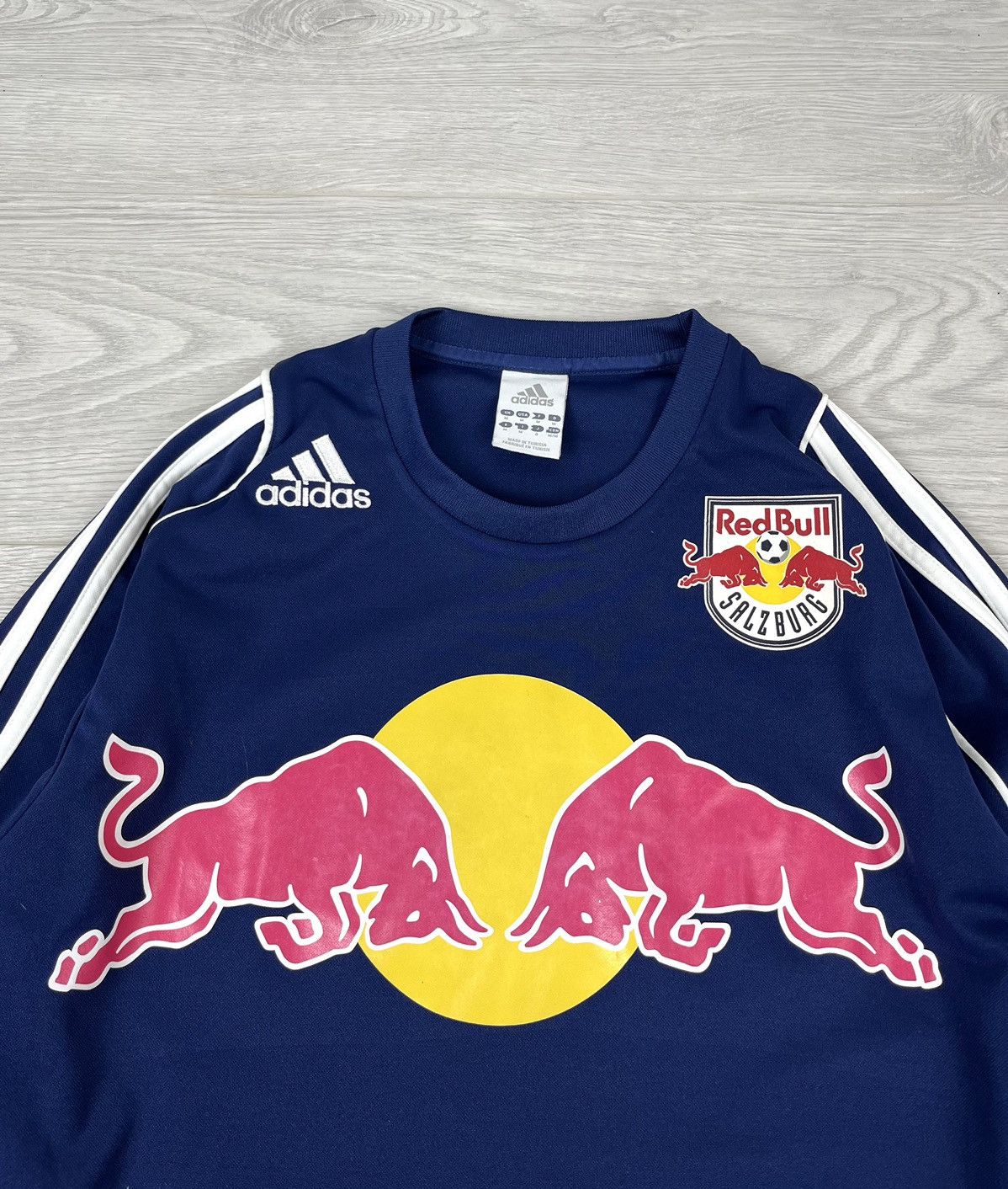 Vintage Adidas Red Bull Salzburg 2008 Away Kit Soccer Jersey Shirt Size US M / EU 48-50 / 2 - 5 Thumbnail