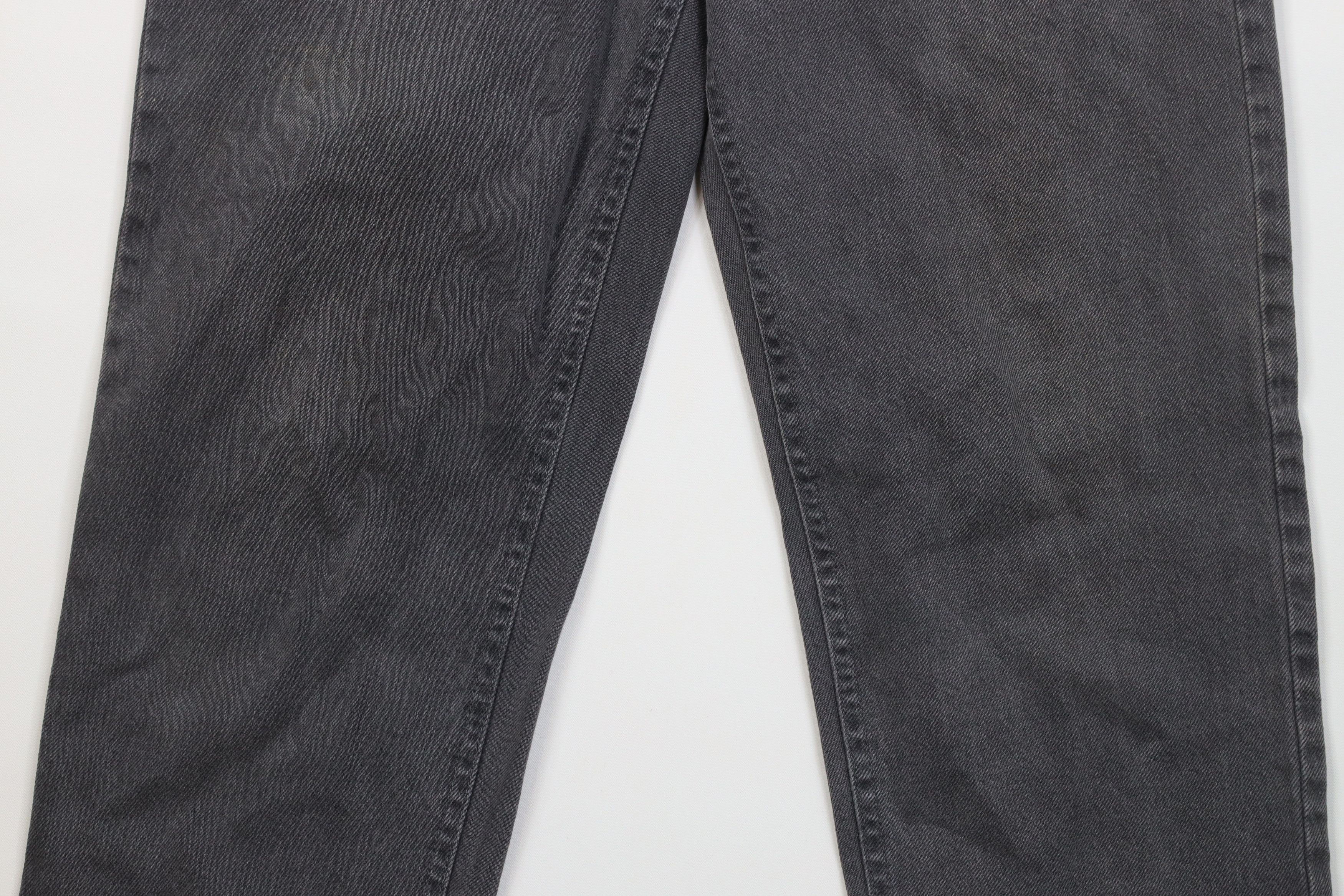L.L. Bean Vintage 90s LL Bean Straight Leg Demin Jeans Gray Cotton USA Size US 32 / EU 48 - 3 Thumbnail