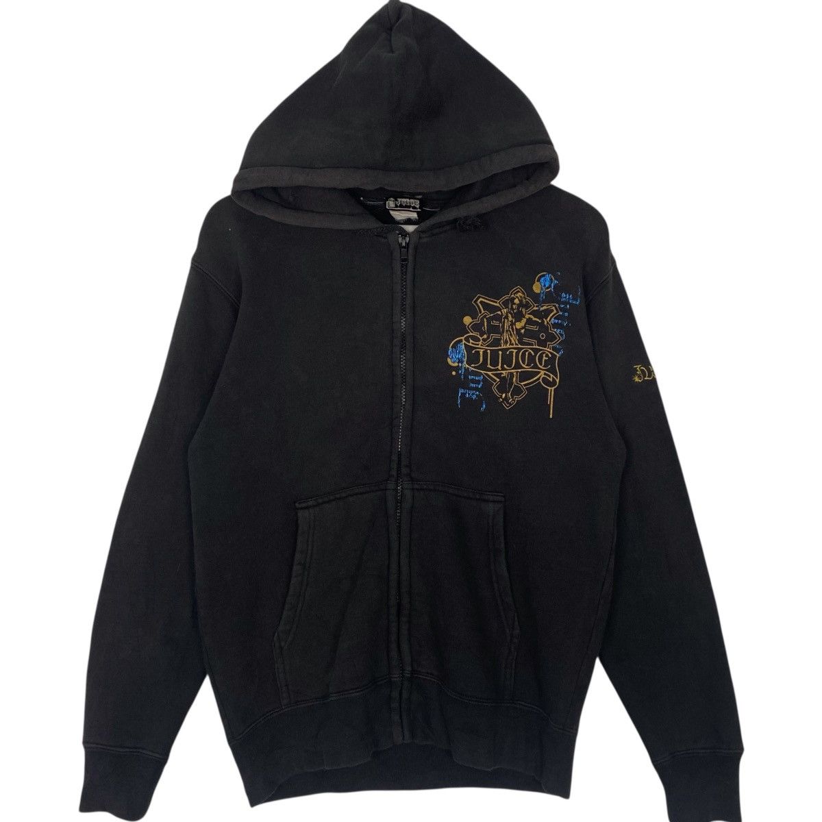 Other Vintage Juice Graffiti Hoodie Sweater Full Zip Black Size US S / EU 44-46 / 1 - 1 Thumbnail