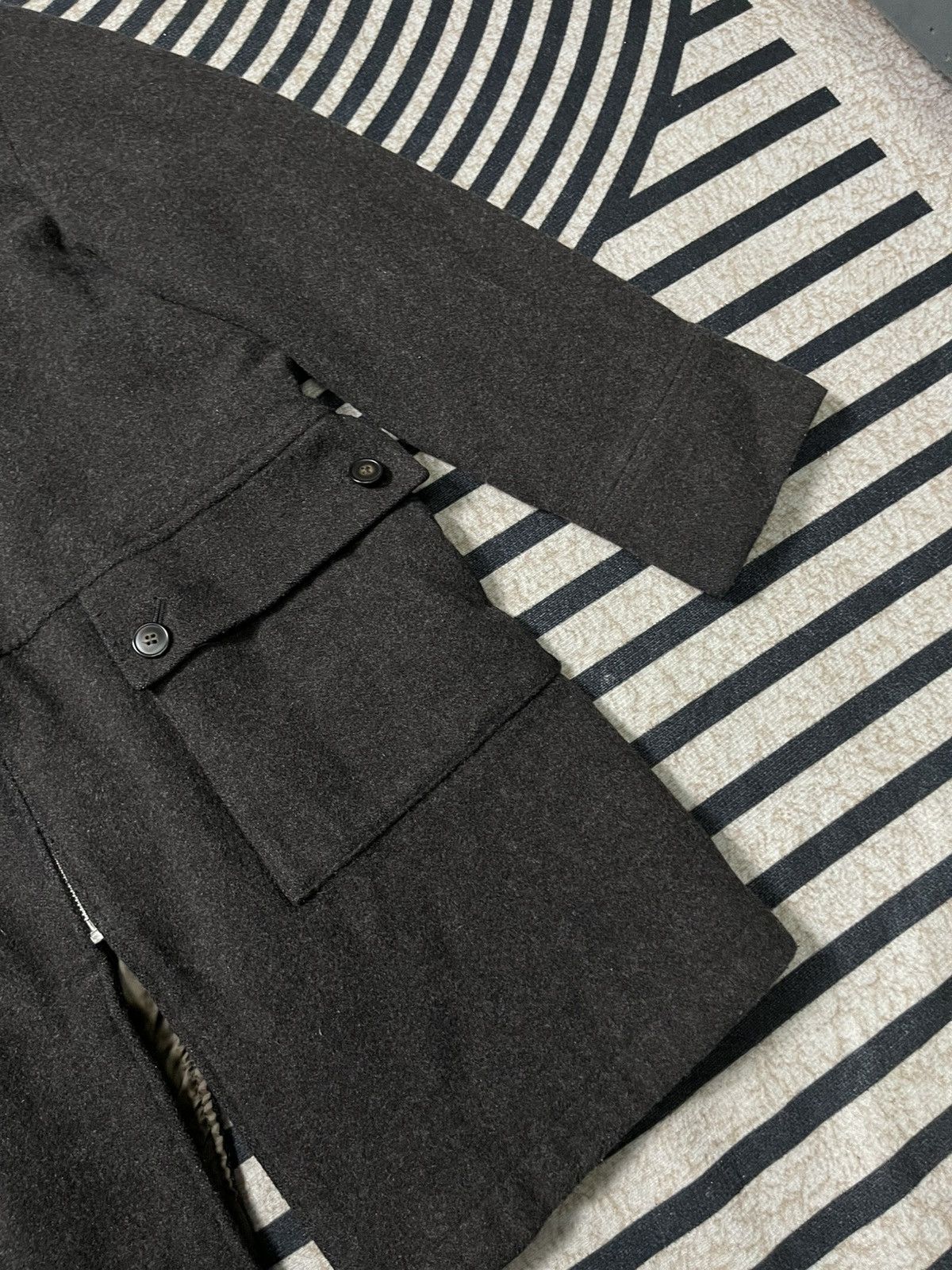 PPFM 90s PPFM WOOL ZIPPER JACKET NICE DESIGN Size US M / EU 48-50 / 2 - 6 Thumbnail