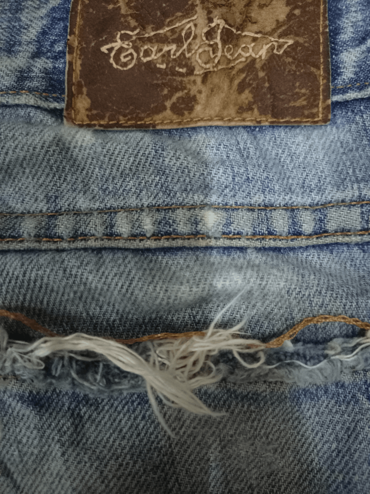 Earl Jeans Vintage USA Earl Jean Western Distressed Flare Jeans Size US 33 - 8 Thumbnail