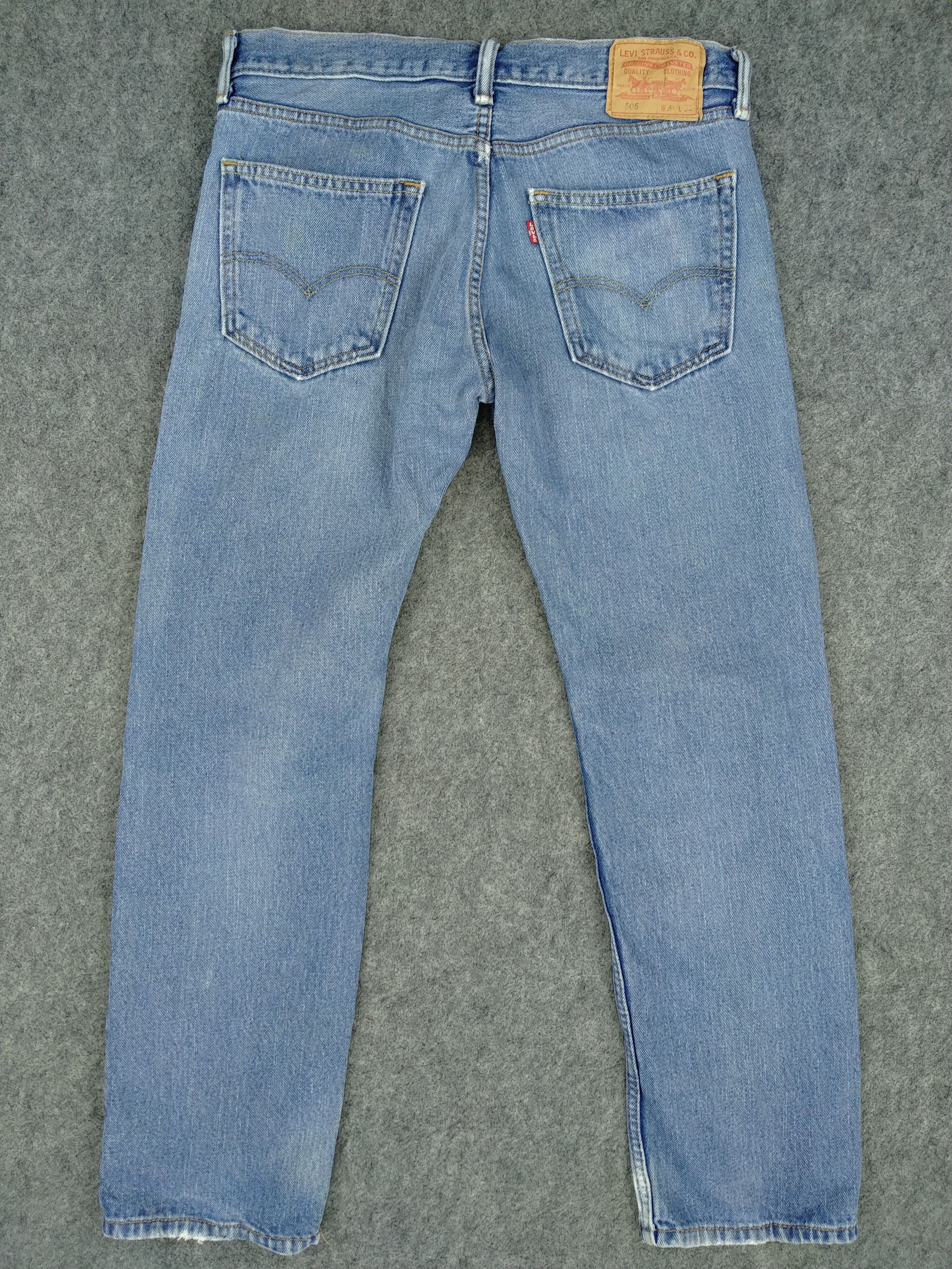 Levi's Blue Wash Vintage Levi's 505 Jeans 34x29 Denim JN1015 Size US 34 / EU 50 - 2 Thumbnail