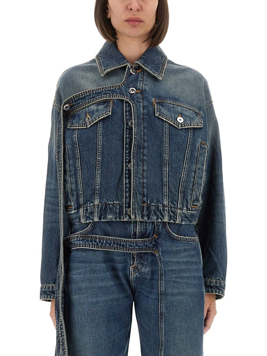 Jean Paul Gaultier Denim Jacket - Denim in Blue, Women's (Size Xs)