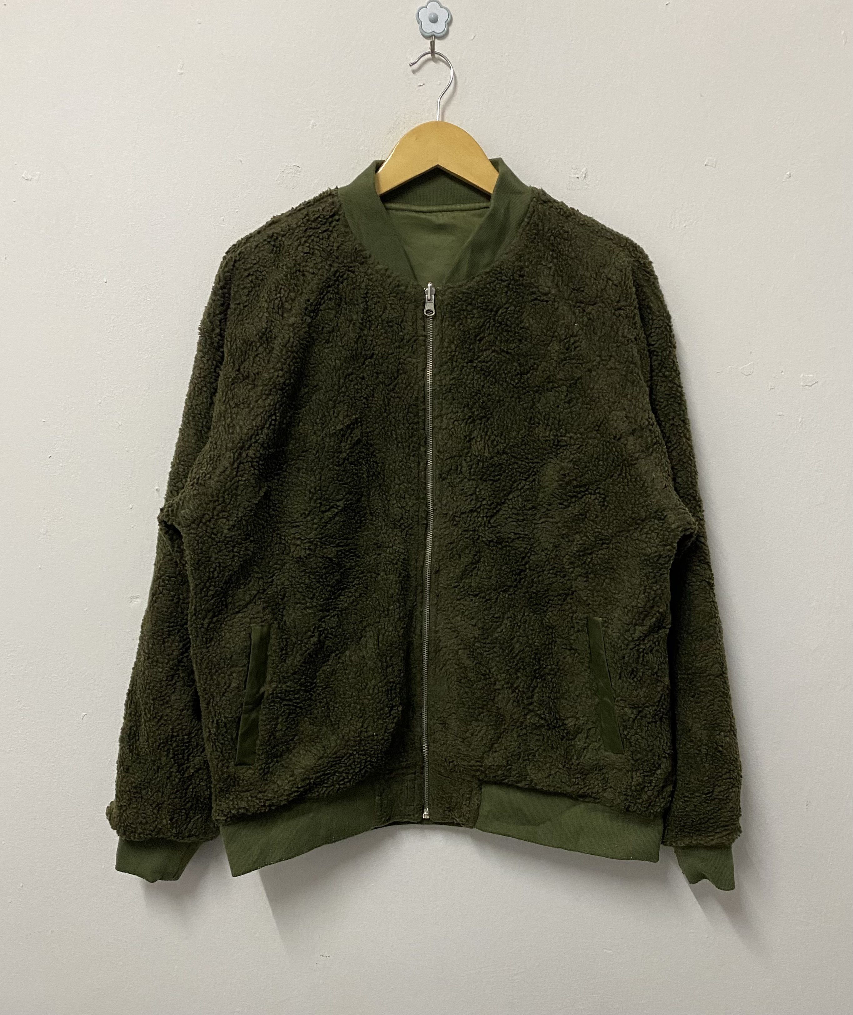 Katharine Hamnett London Vintage Katharine Hamnett Reversible Bomber/Fleece Jacket Size US L / EU 52-54 / 3 - 3 Thumbnail
