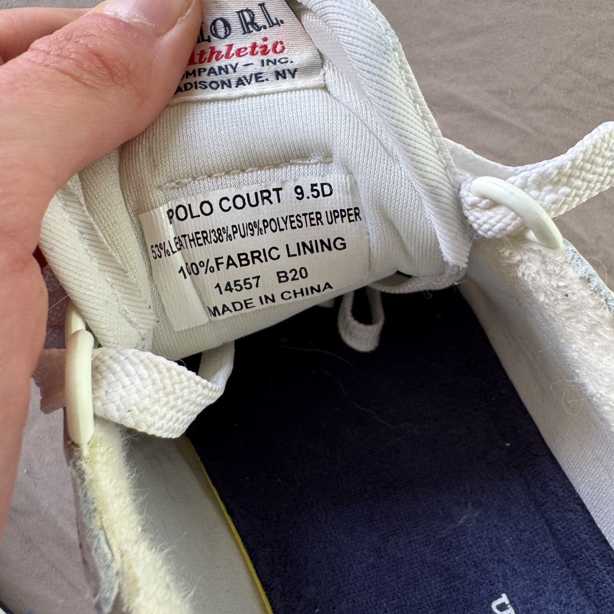 Polo Ralph Lauren Polo Ralph Lauren Polo Court Sneakers Size US 9.5 / EU 42-43 - 8 Thumbnail