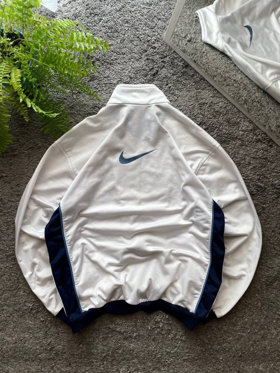 90s Nike Vintage Zip-Hoodie Streetwear Swoosh Logo Rare