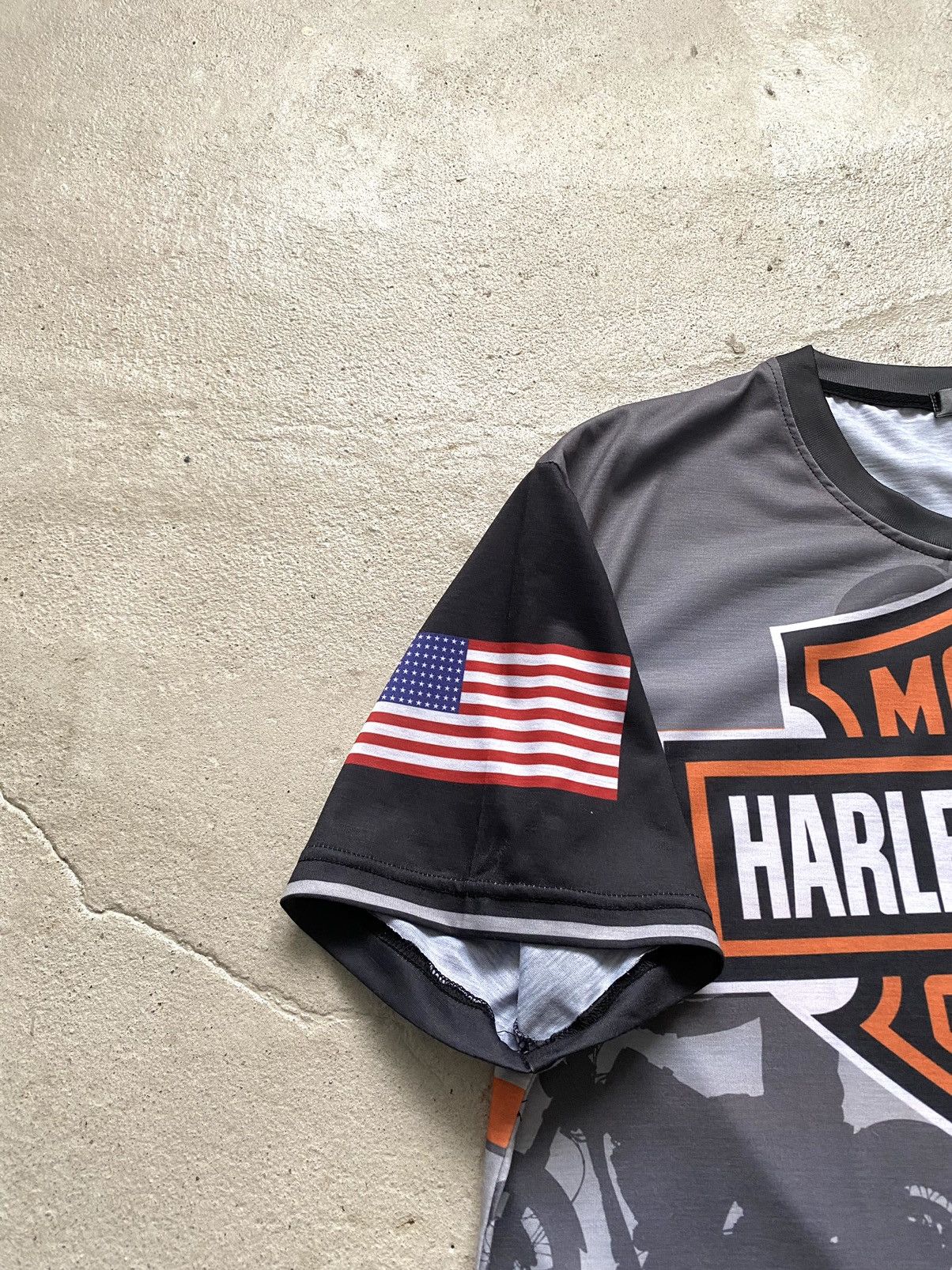 Harley Davidson Vintage Harley Davidson Tee Shirt Full Print Size US L / EU 52-54 / 3 - 6 Thumbnail
