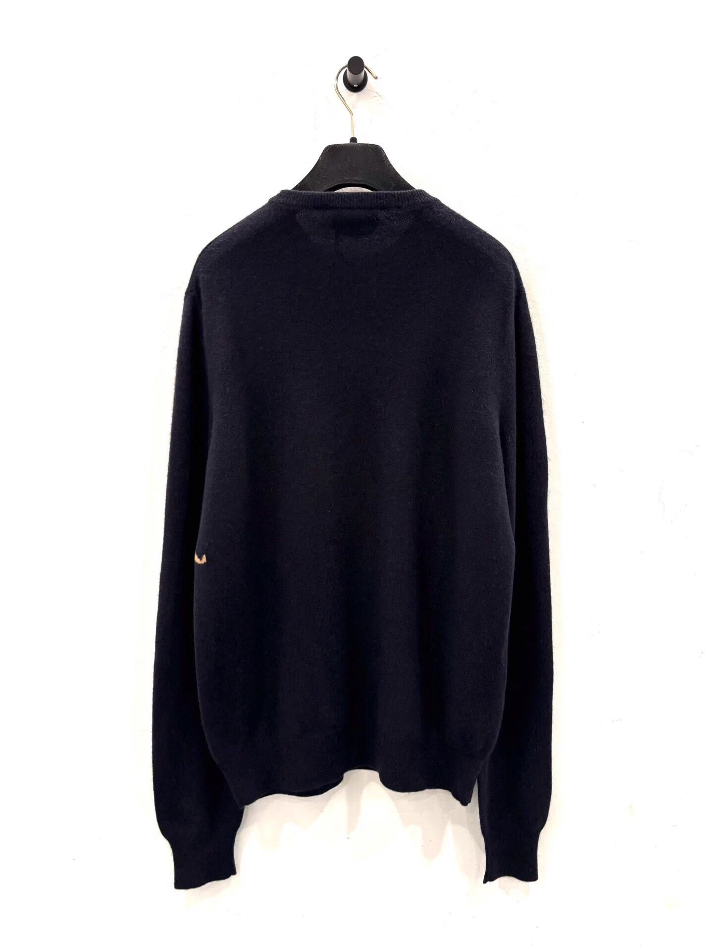 Hermes Hermes Tactical Horse Logo Men's Black LongSleeve Sweater Size US M / EU 48-50 / 2 - 2 Thumbnail