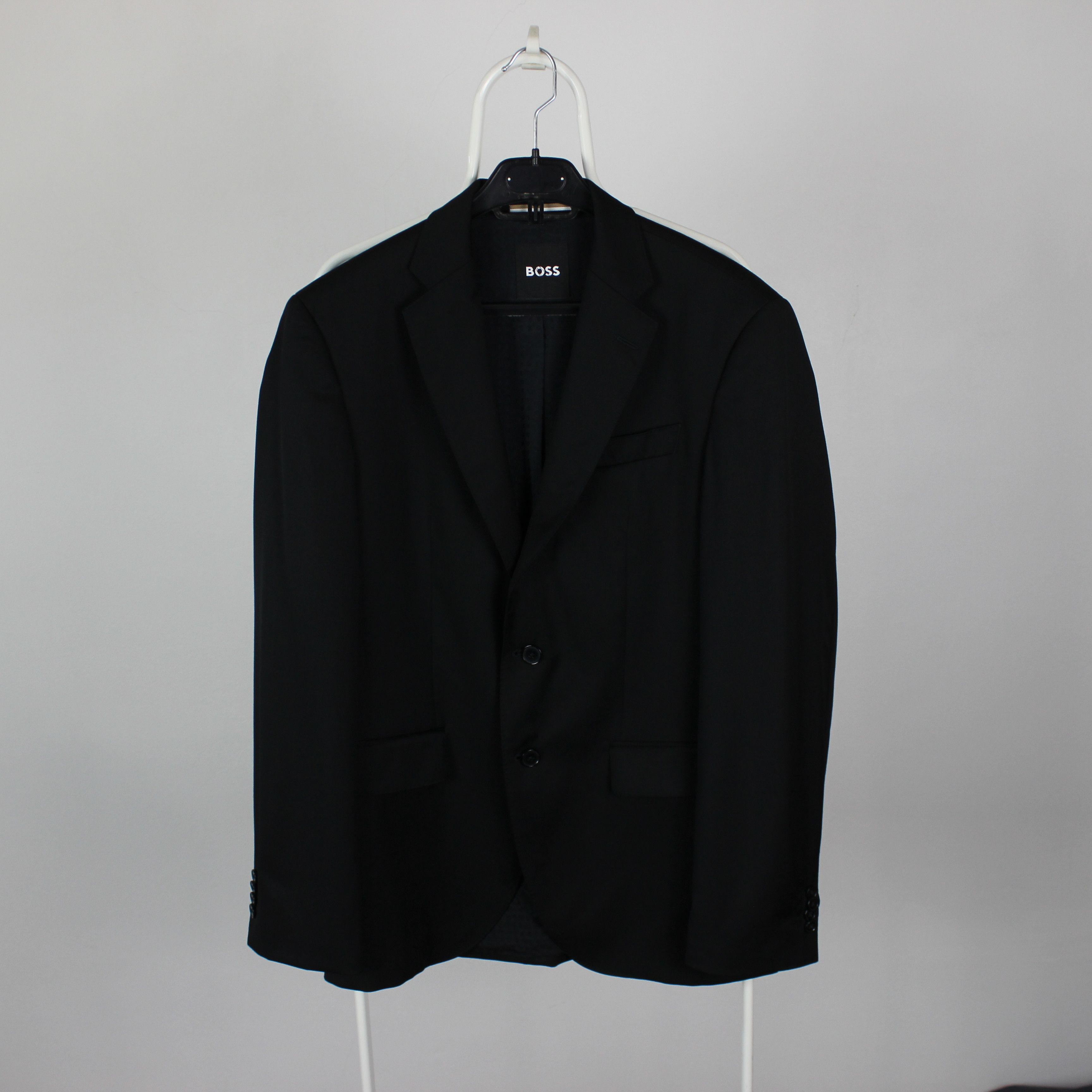 Hugo Boss Hugo Boss blazer men virgin wool 38R 48 Black Size 38R - 2 Thumbnail