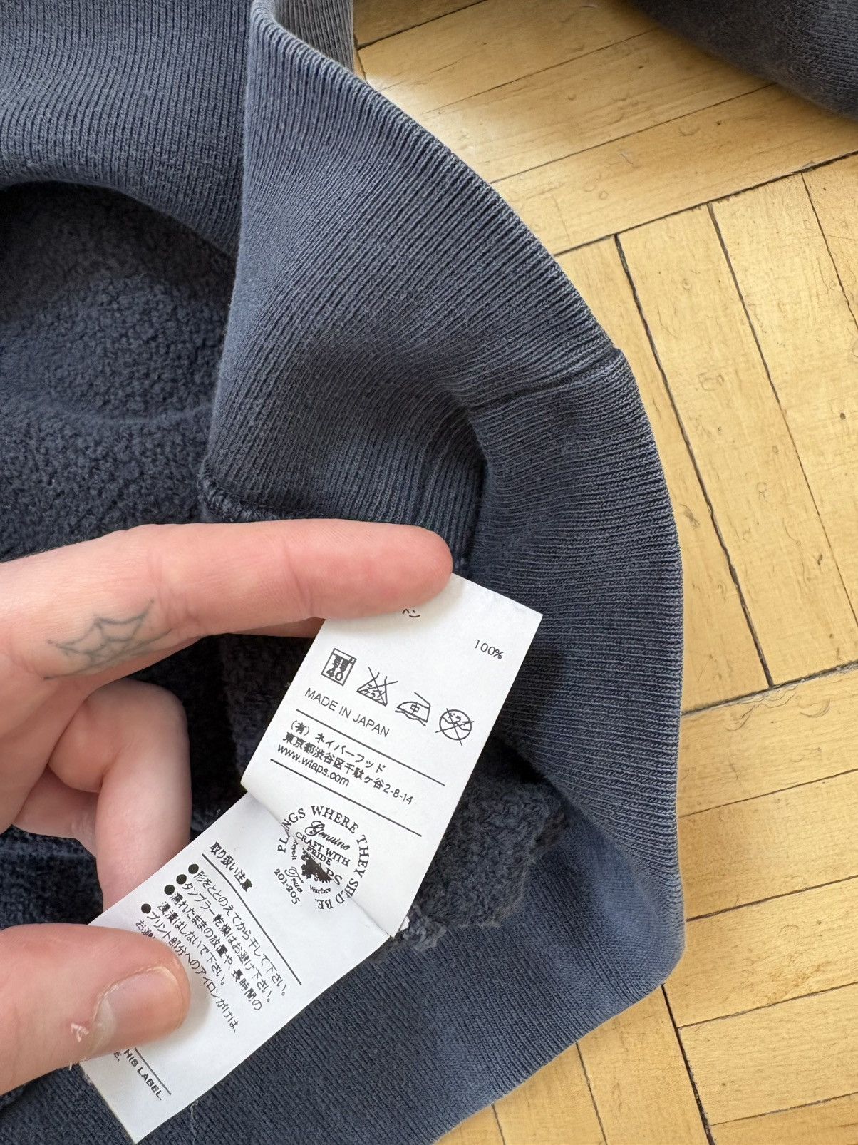 Wtaps Wtaps Made in Japan Fade Black Sweatshirt Size US M / EU 48-50 / 2 - 6 Thumbnail
