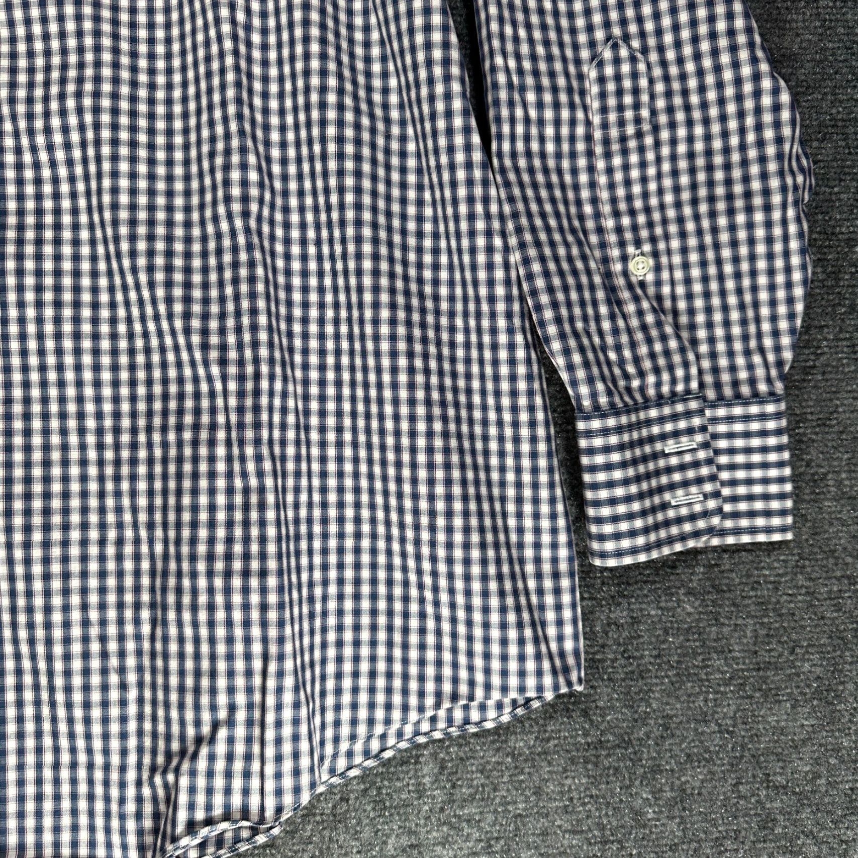Brooks Brothers Brooks Brothers Shirt Mens 17 Madison Button Up Non Iron Blue Cotton Stretch Size US XL / EU 56 / 4 - 7 Thumbnail