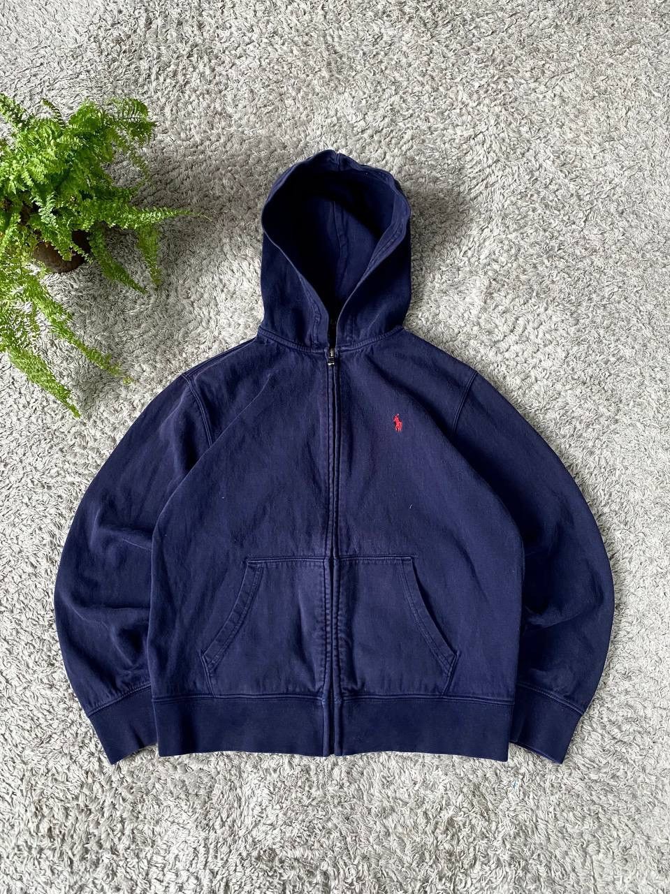 Polo Ralph Lauren × Vintage 00s Polo Ralph Lauren Zip-Hoodie Streetwear Vintage Logo Y2k Size M / US 6-8 / IT 42-44 - 1 Thumbnail