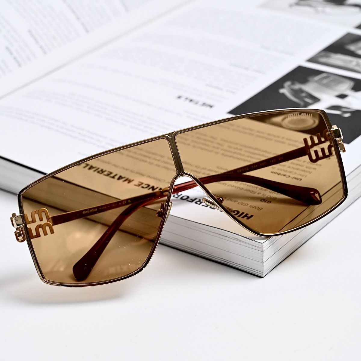Miu Miu MIU MIU 0MU 51ZS SUNGLASSES Size ONE SIZE - 9 Thumbnail