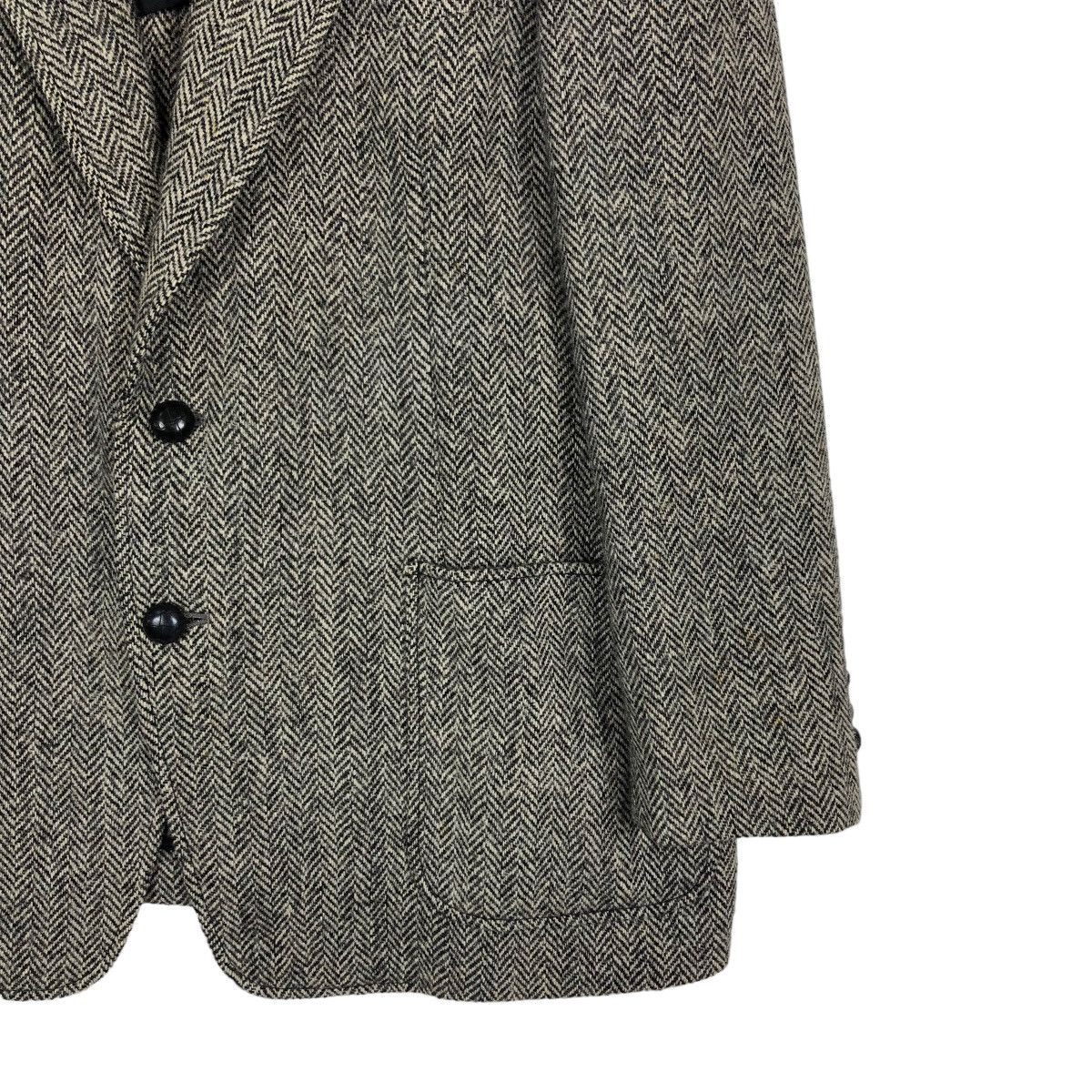 Harris Tweed 🔥Vintage Harris Tweed Wool Double Breast Jacket Herringbone Size US M / EU 48-50 / 2 - 5 Thumbnail