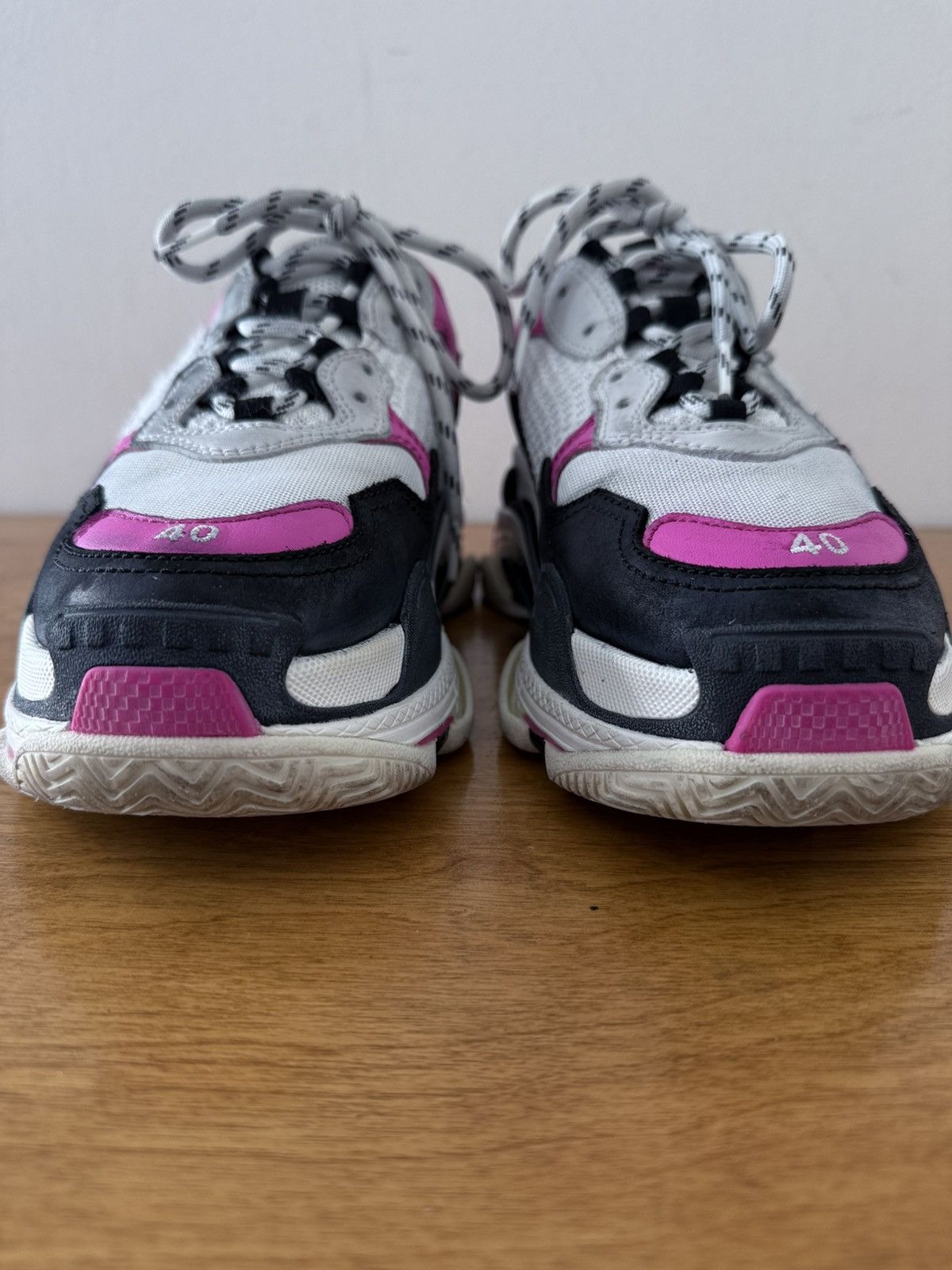Balenciaga Balenciaga Triple S Pink Black White - EU 40 - Gently Worn Size US 10 / IT 40 - 5 Thumbnail