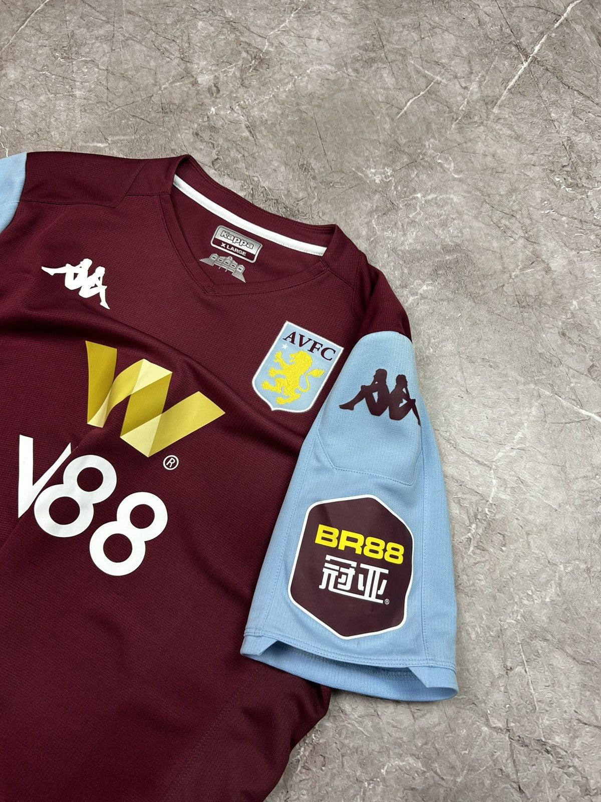 Kappa Kappa Aston Villa soccer jersey football Streetwear rare M Size US M / EU 48-50 / 2 - 5 Thumbnail